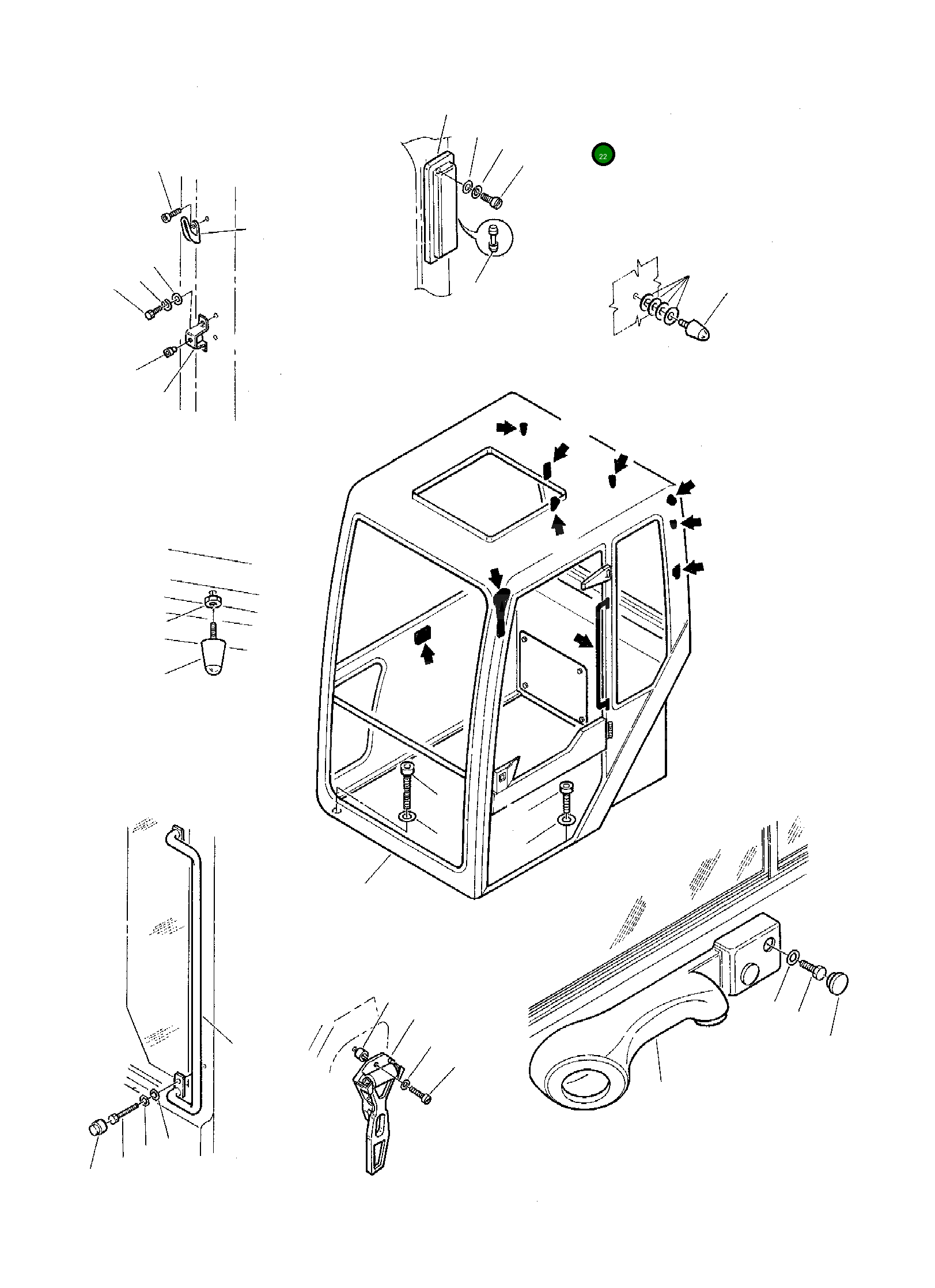 Винт 801250028 Komatsu