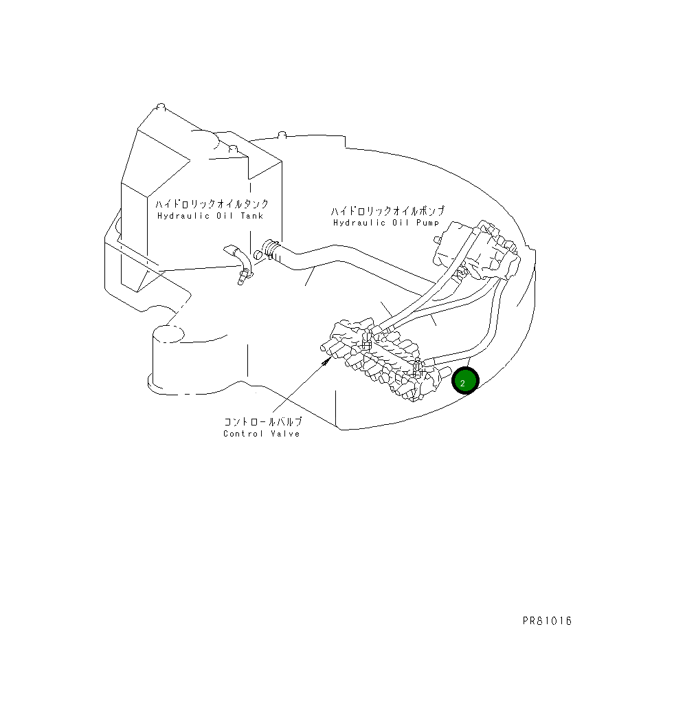 Шланг YM172422-78130 Komatsu