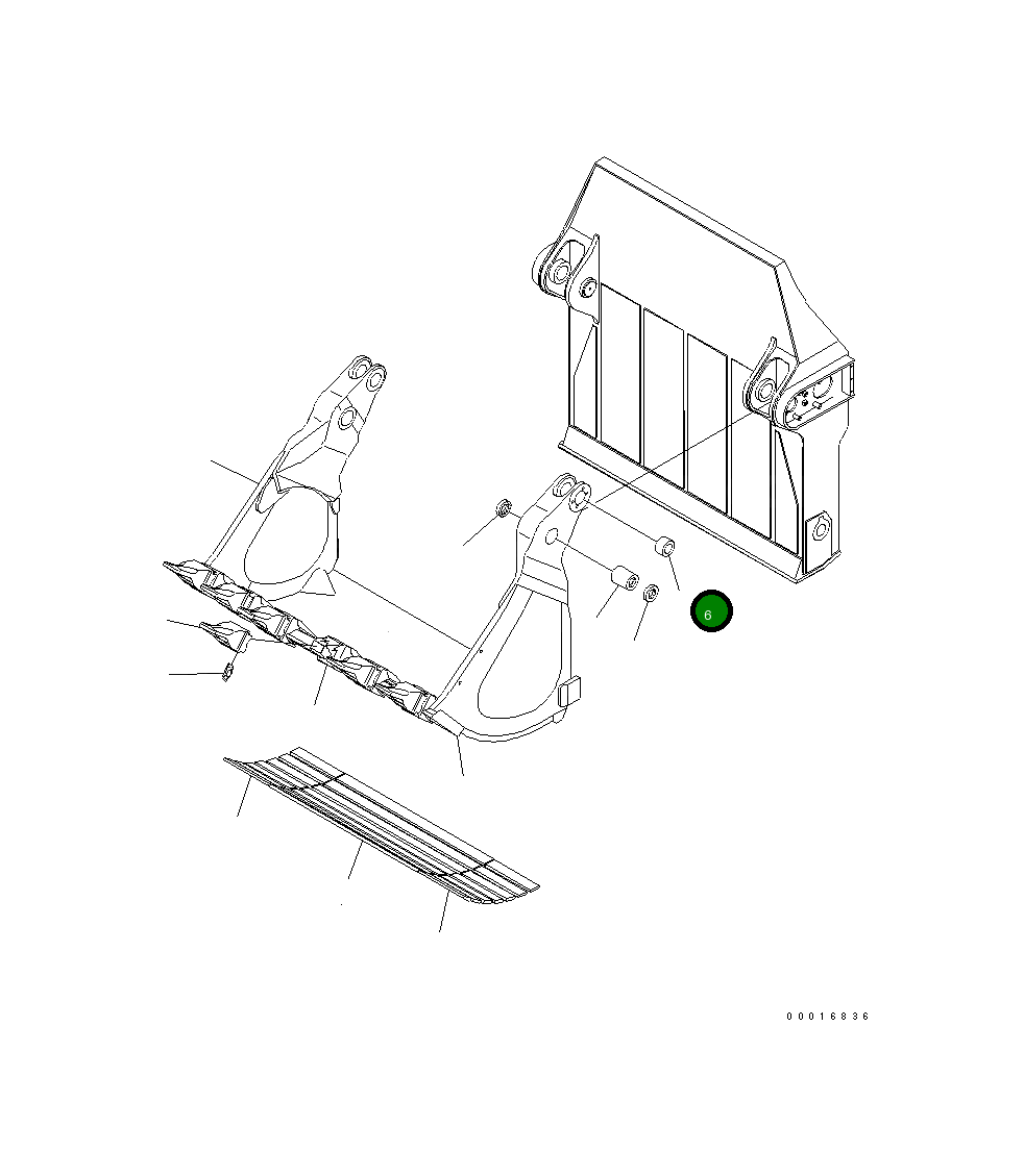 Втулка 21N-72-35230 Komatsu