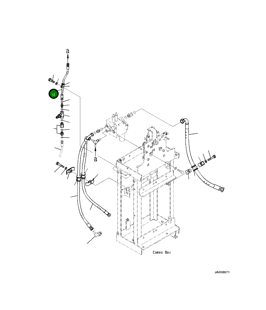 Шланг 425-43-48840 Komatsu