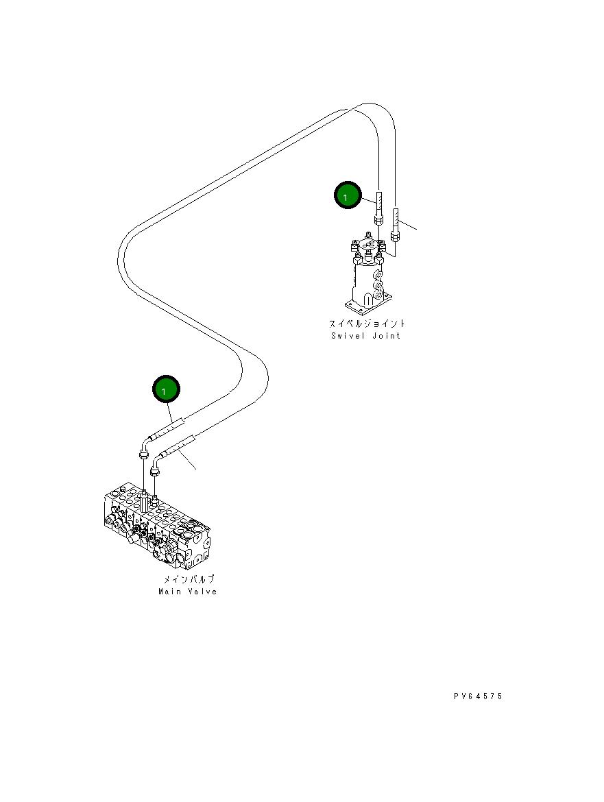 Шланг 22L-62-12310 Komatsu