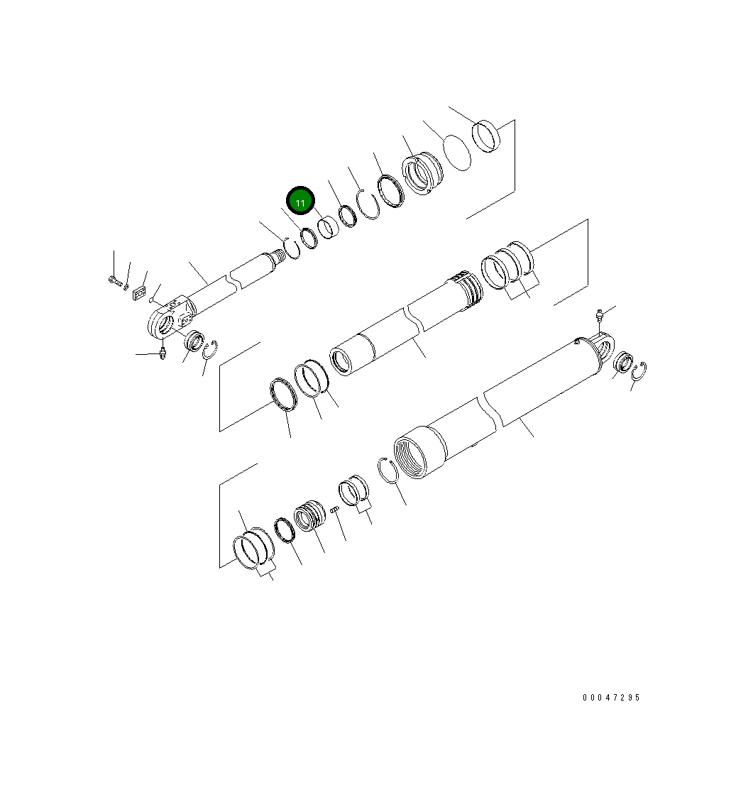 Втулка 07177-08035 Komatsu