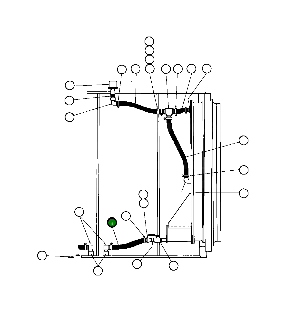 Шланг EB5595 Komatsu