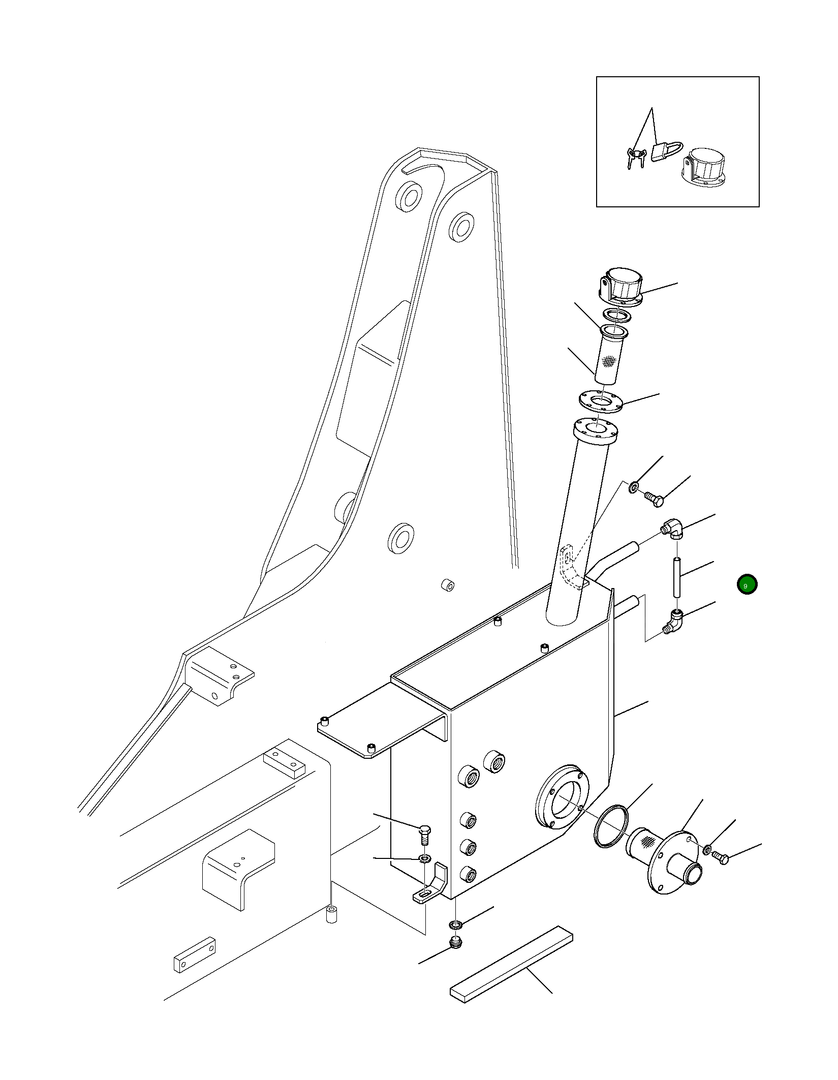 Шланг 37A-60-11530 Komatsu