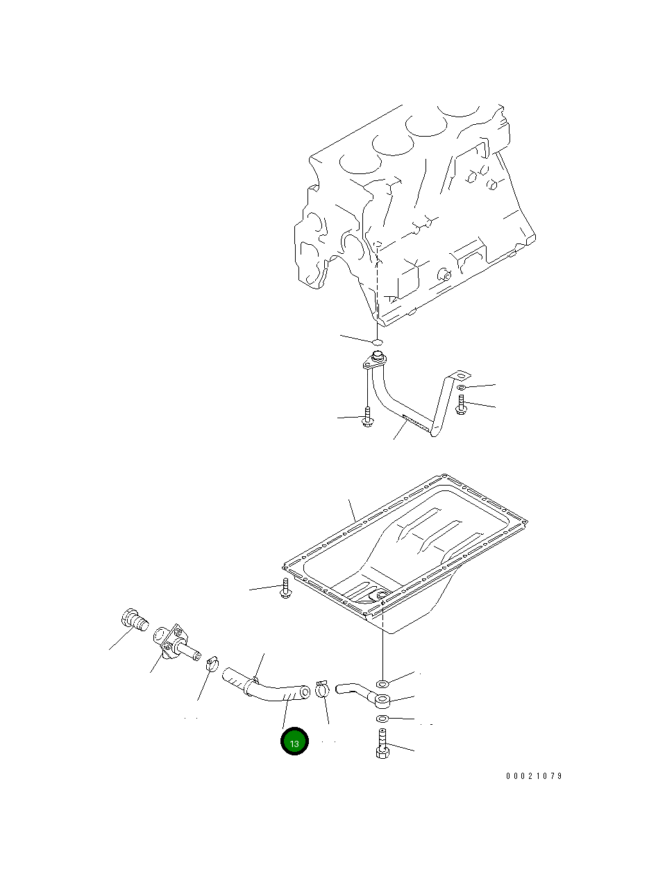 Шланг 415-01-21310 Komatsu