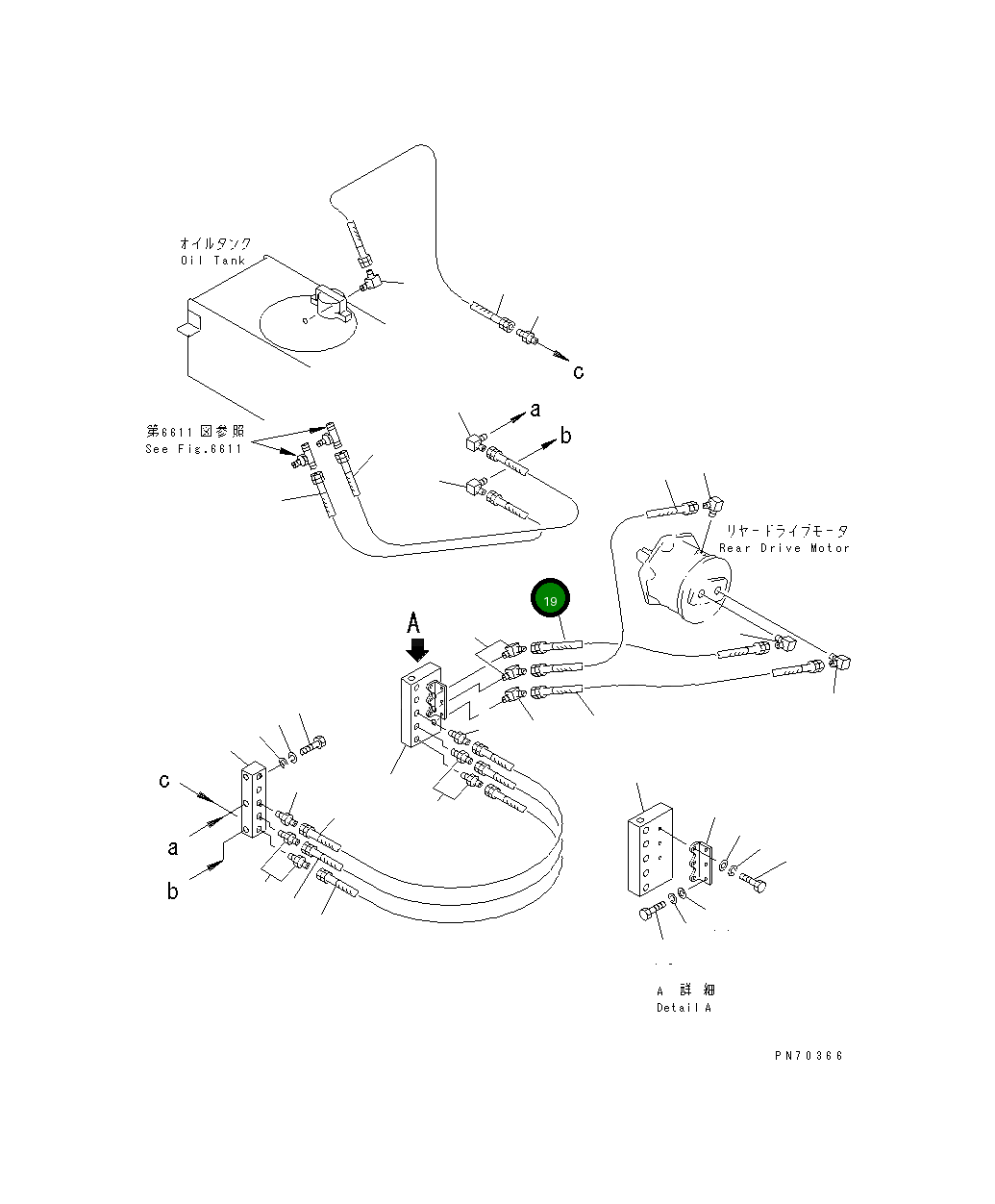 Шланг 258-80-28170 Komatsu