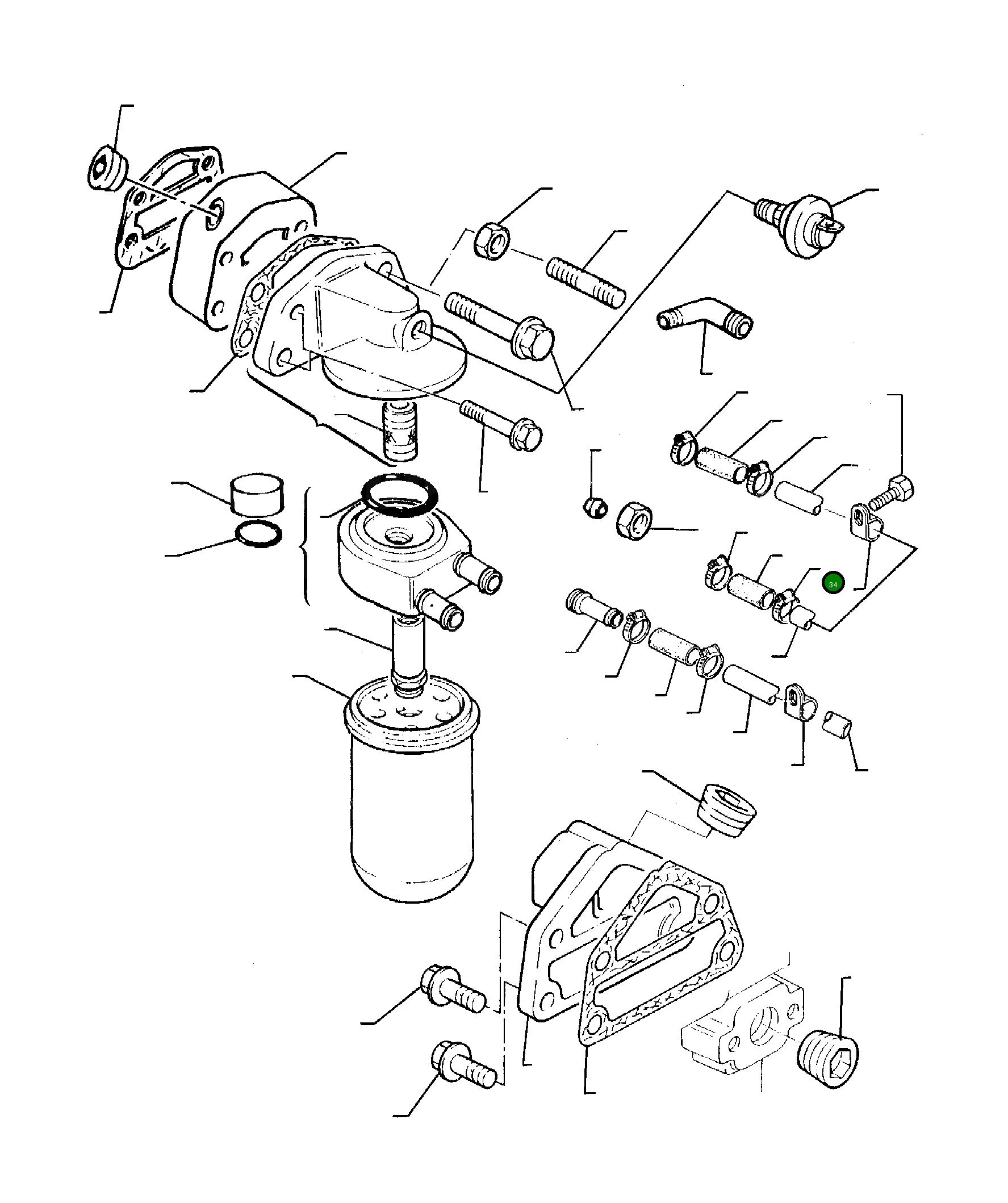 Шланг P3383A001 Komatsu