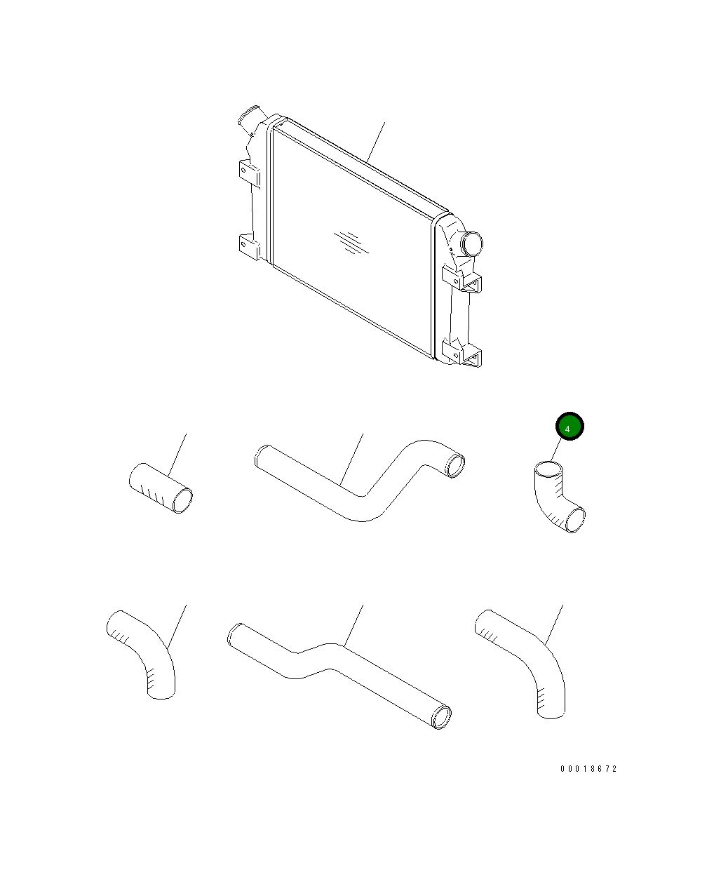 Шланг 6743-11-4930 Komatsu