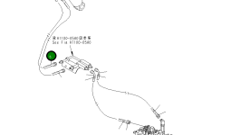 Шланг 21X-62-31392 Komatsu