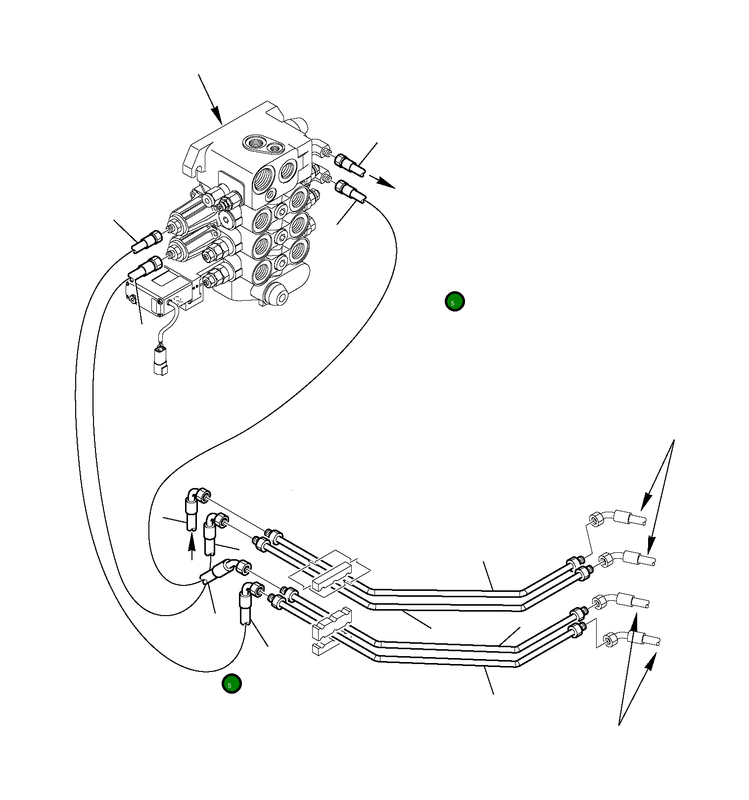 Шланг 395-62-13690 Komatsu