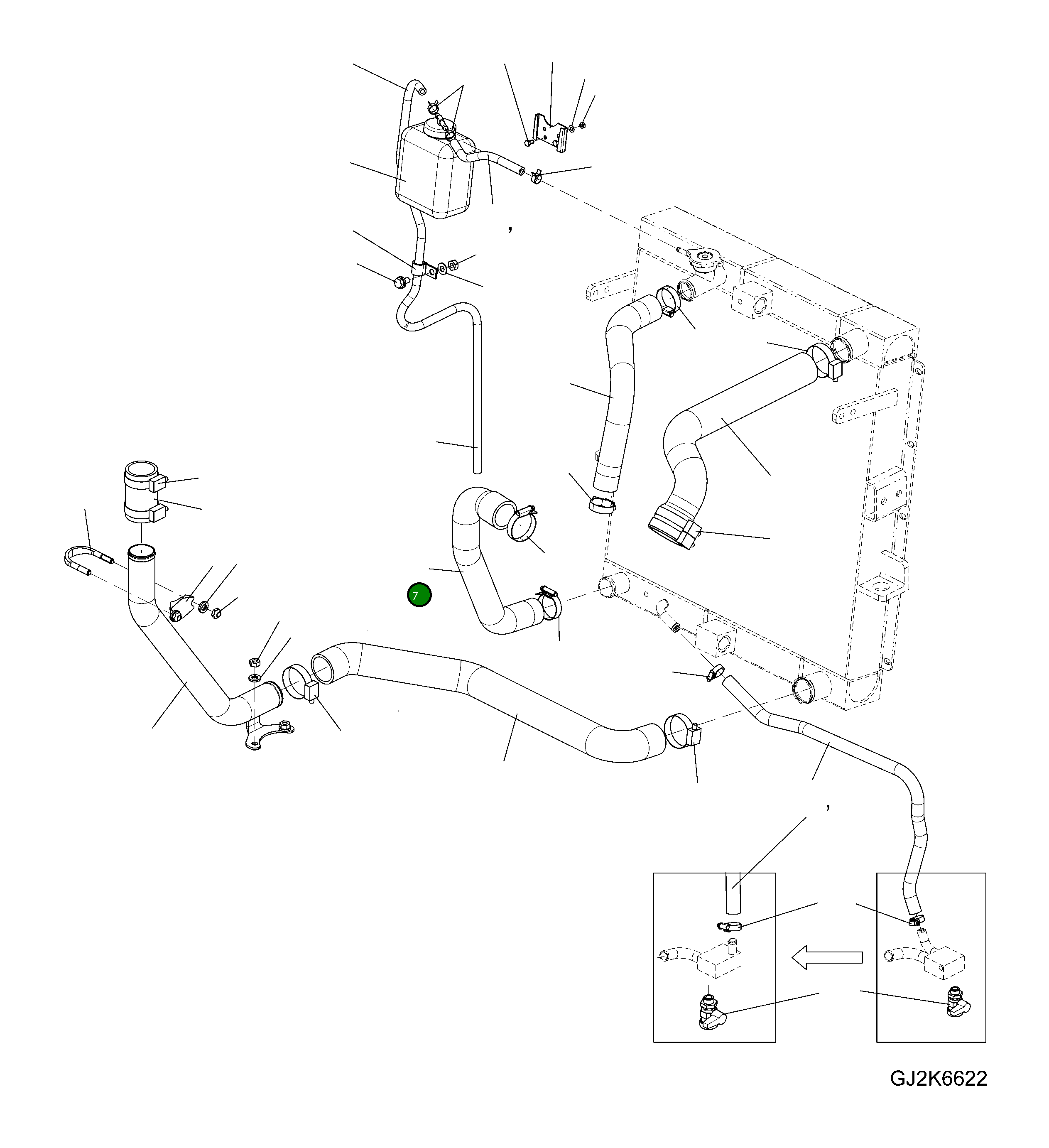 Шланг 42W-03-32A20 Komatsu