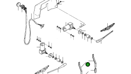 Возвратная штанга стеклоочистителя 1434 610 H1 Komatsu