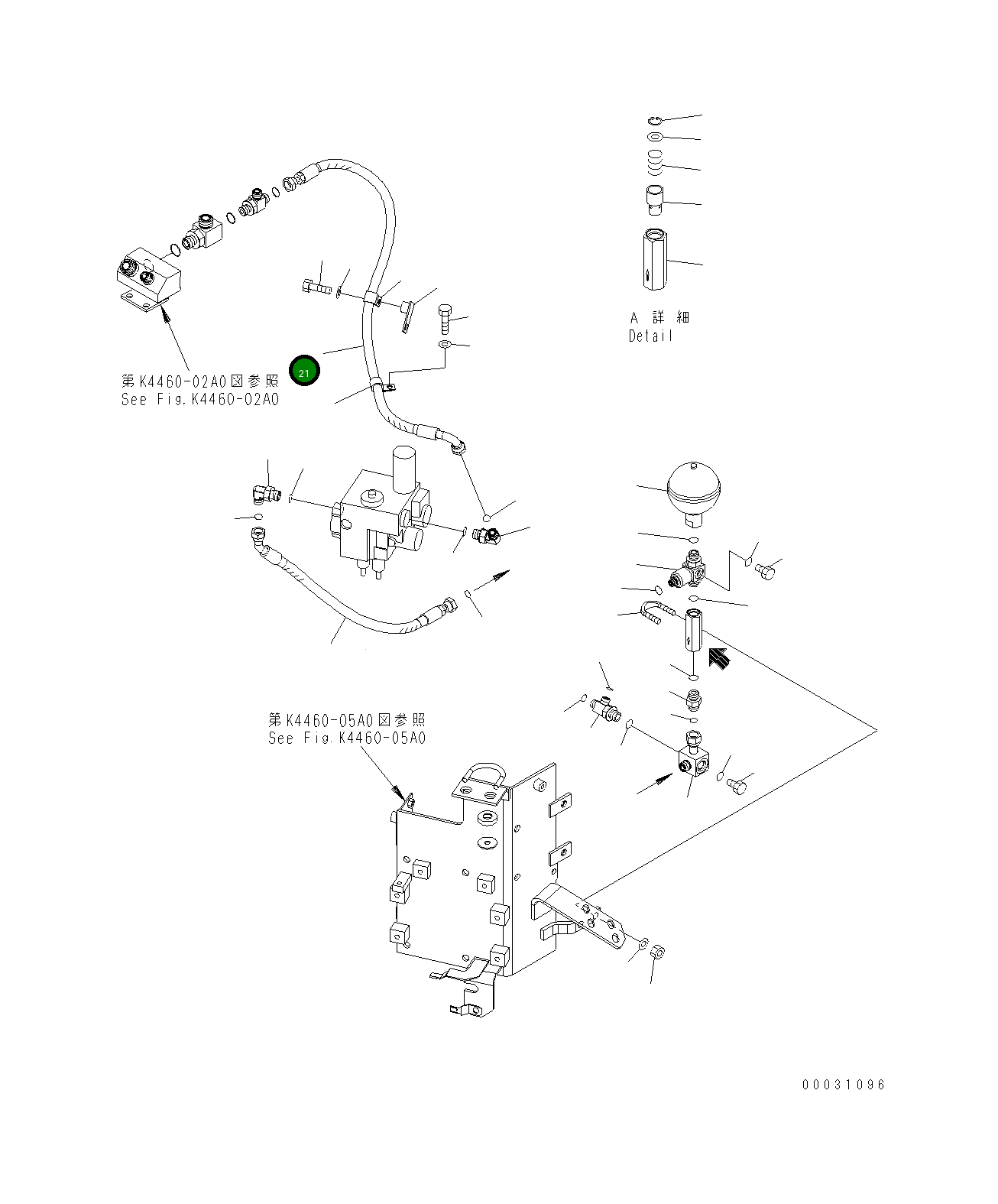 Шланг 423-43-31640 Komatsu