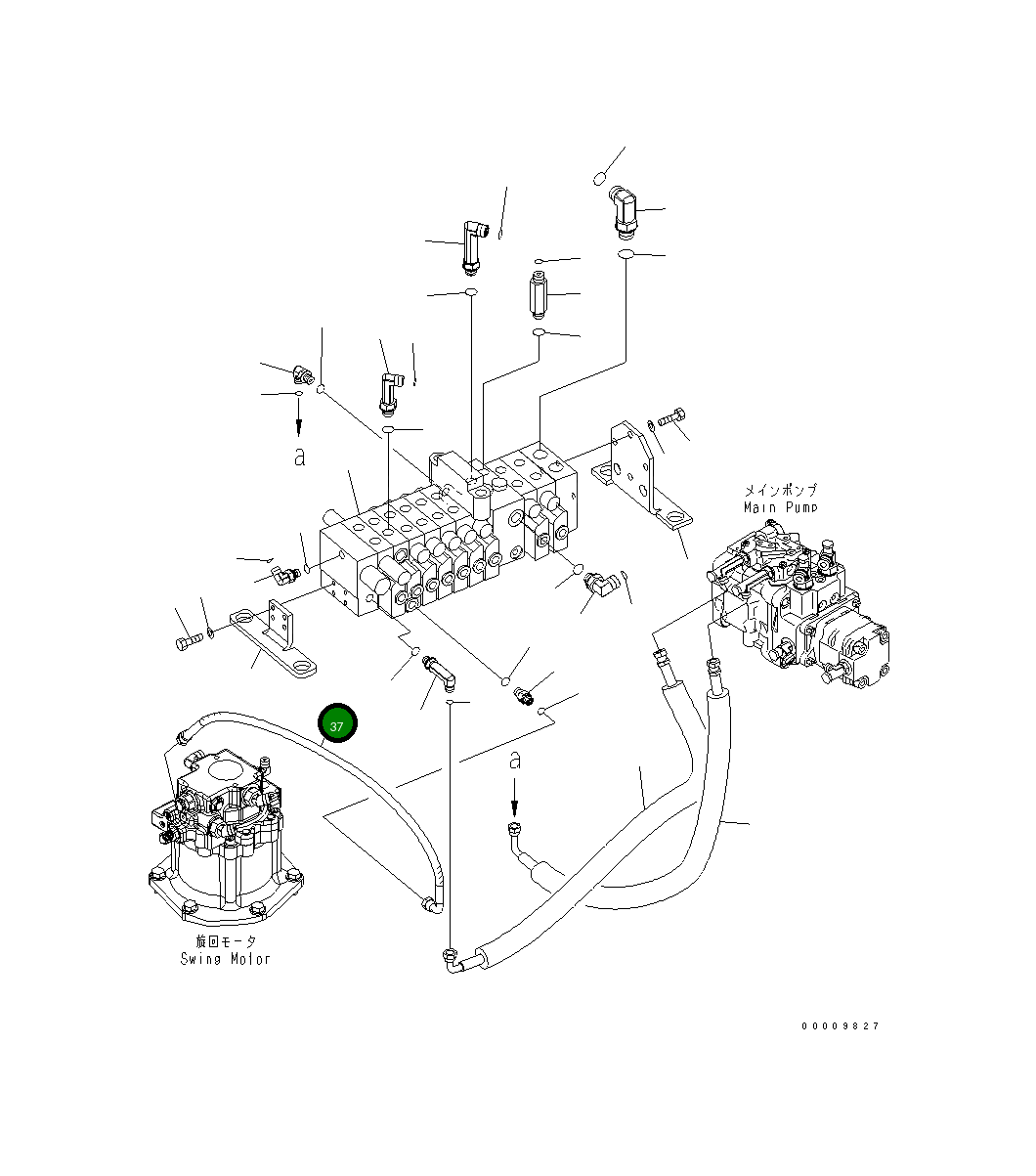 Шланг 22L-62-22861 Komatsu