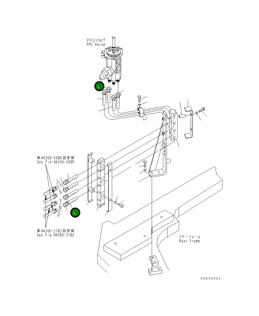 Шланг 427-Z89-2140 Komatsu