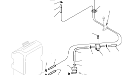 Шланг 3F1013607 Komatsu