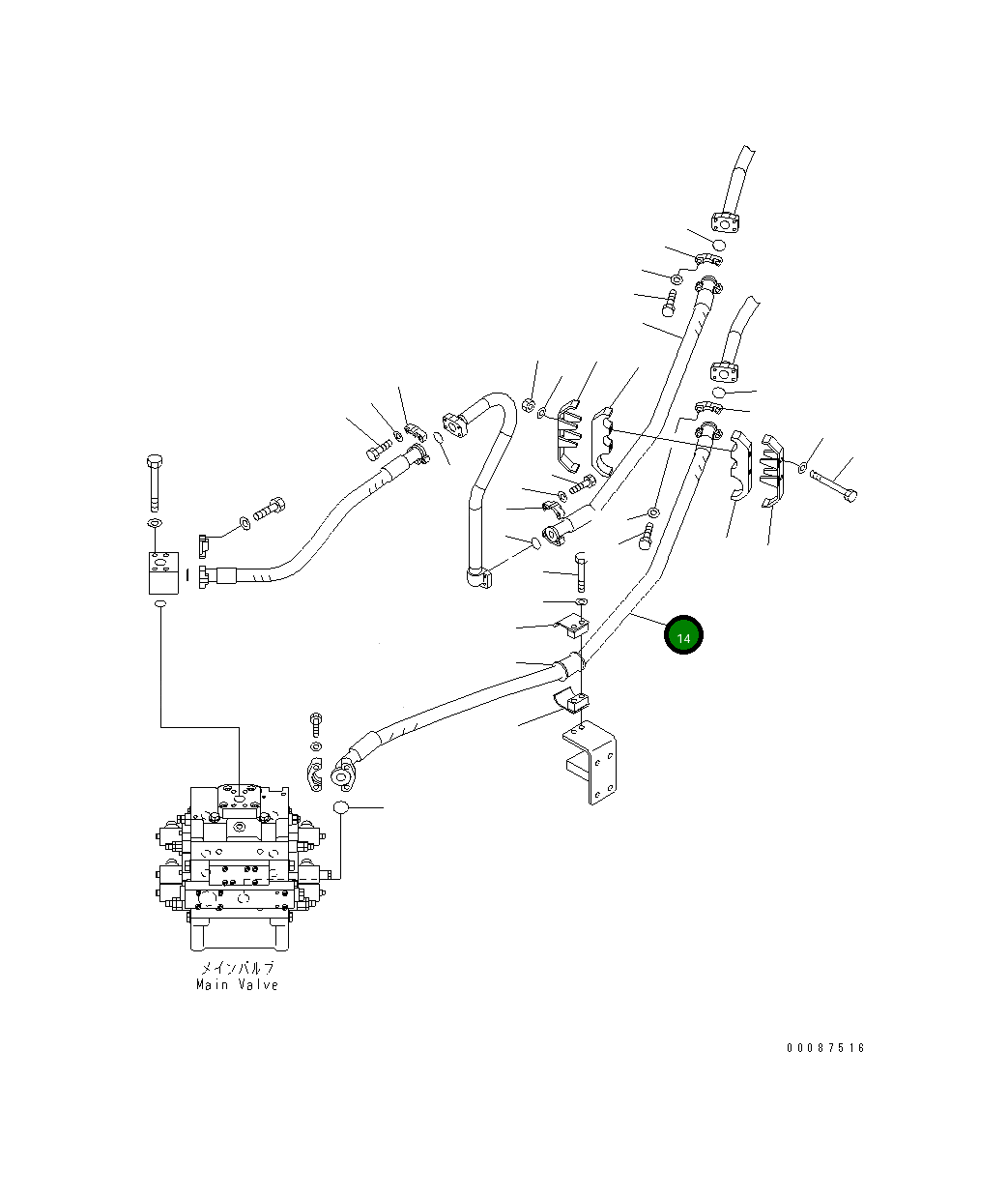 Шланг 426-62-33991 Komatsu