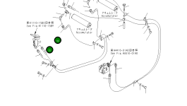 Шланг 23B-60-61452 Komatsu