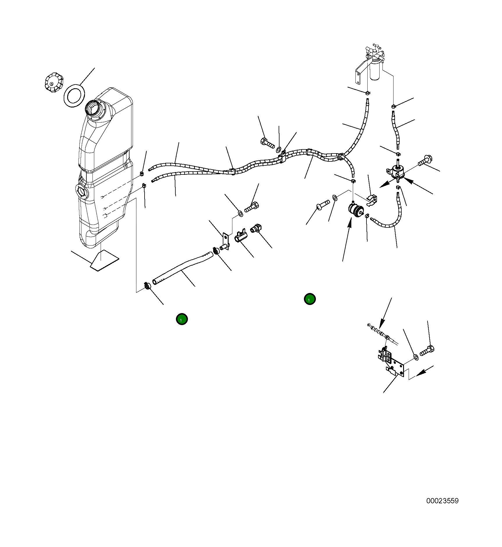 Шланг 22K-04-R1221 Komatsu
