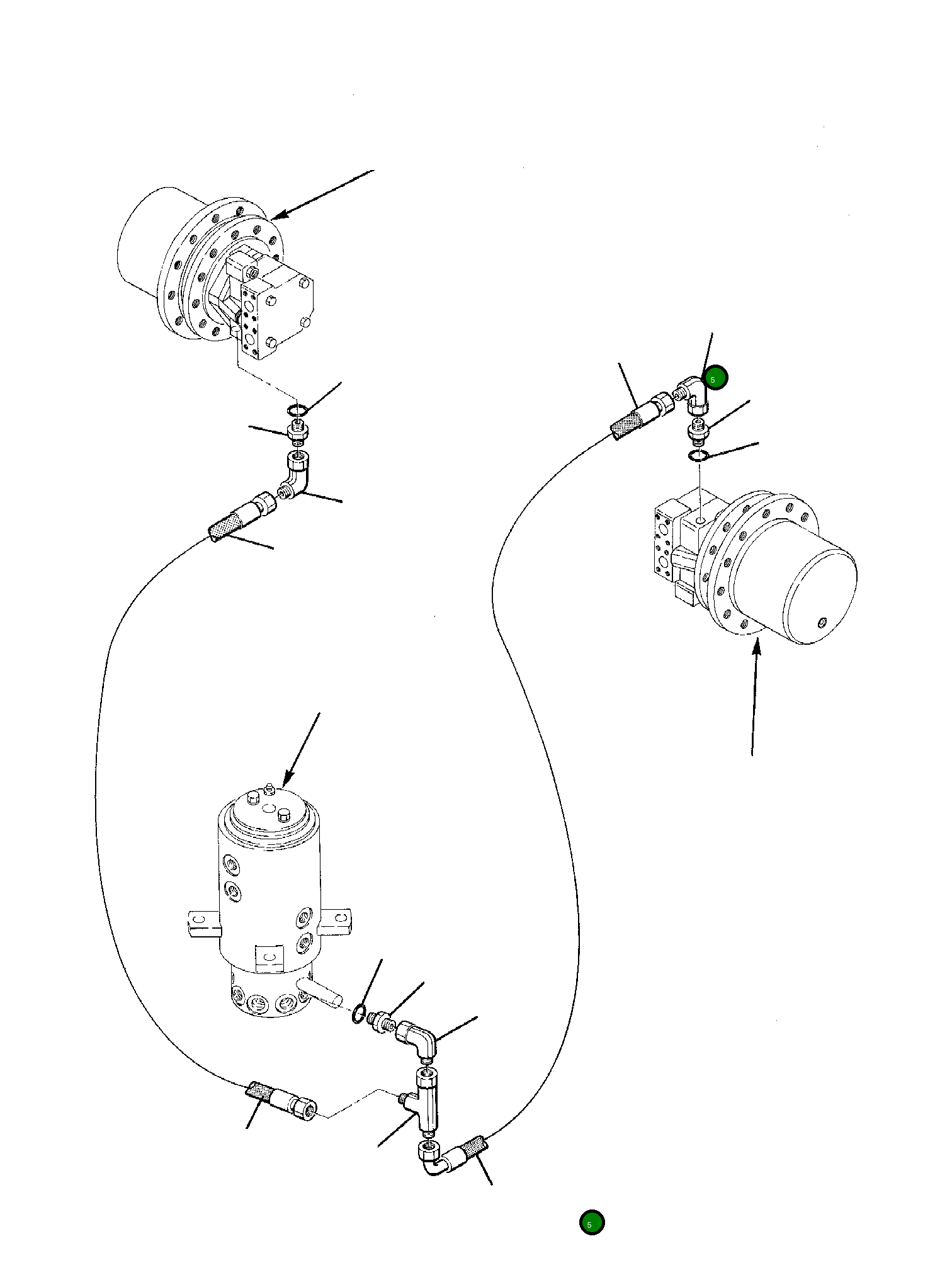 Шланг 21D-09-91440 Komatsu