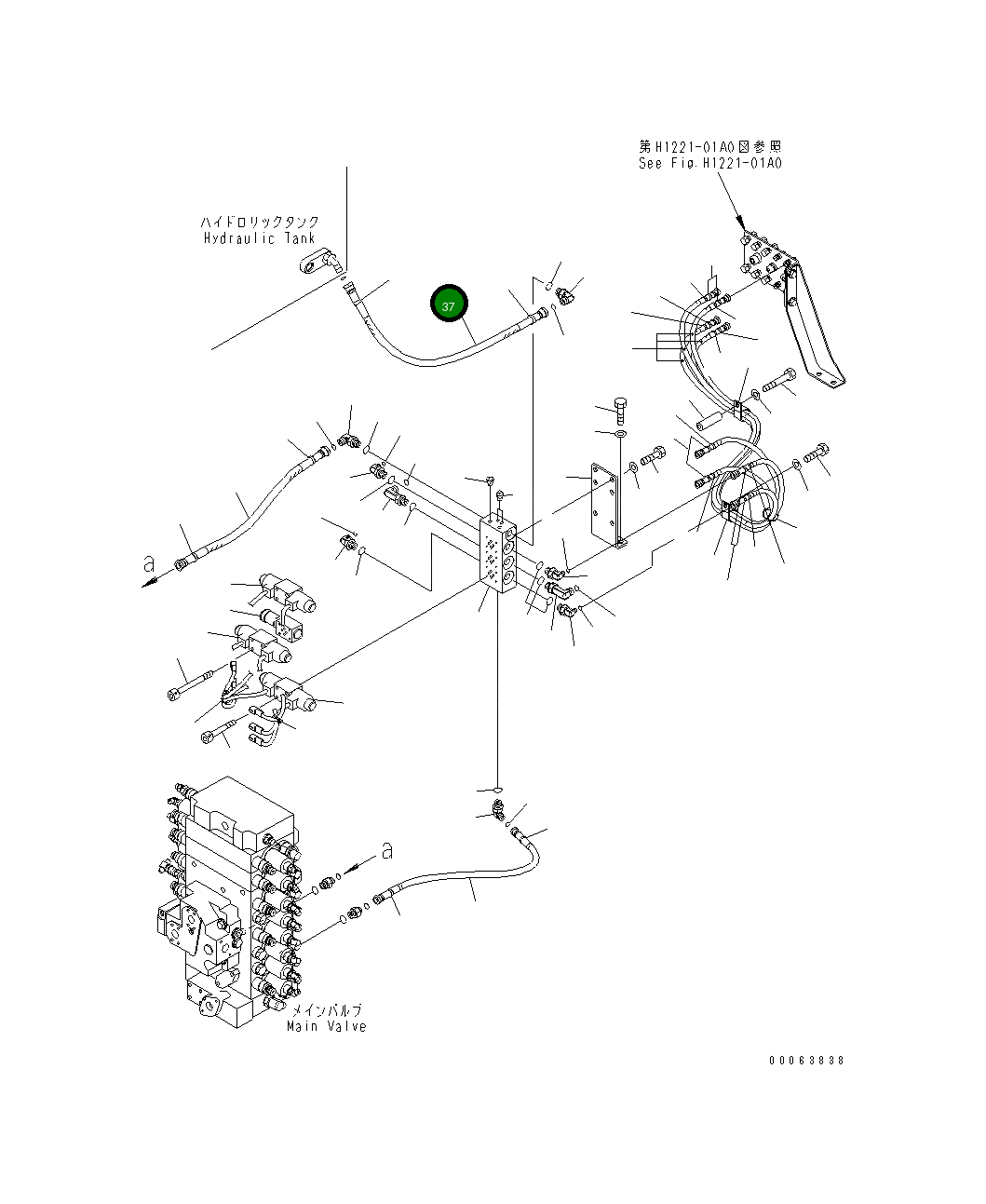 Шланг 8234-62-2310 Komatsu