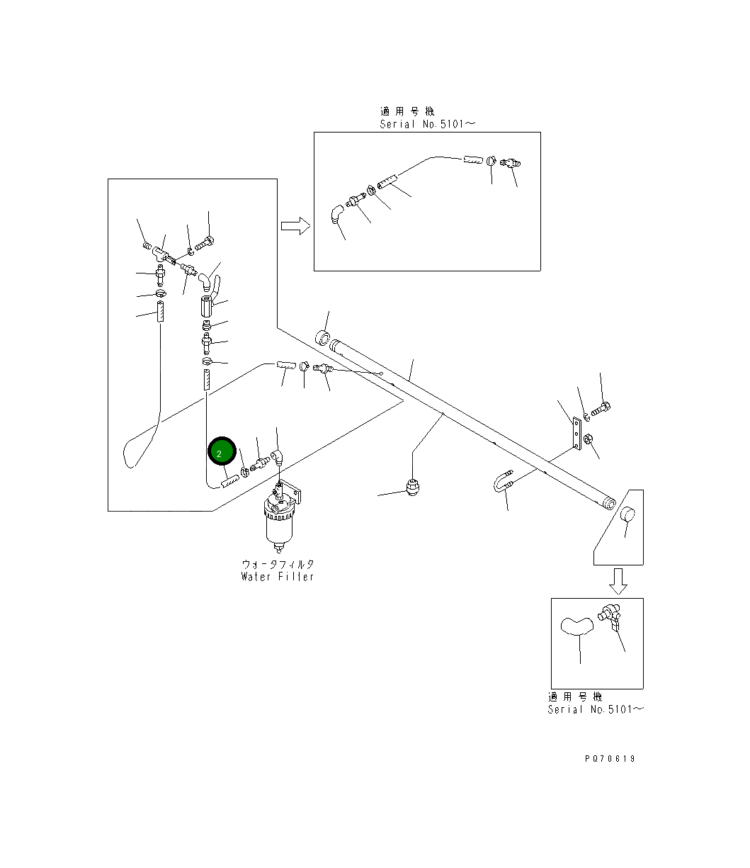 Шланг 267-19-12100 Komatsu