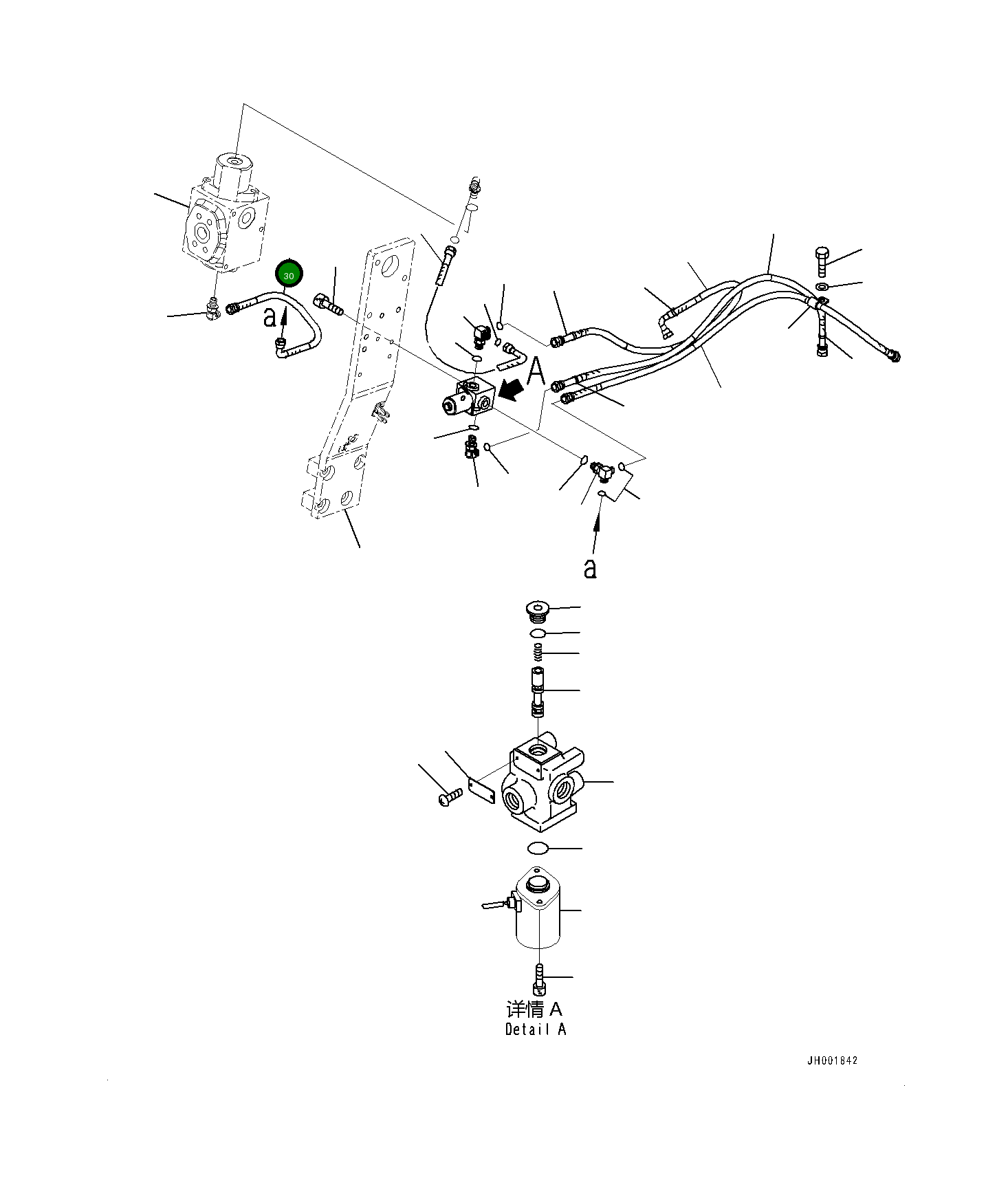 Шланг 21K-62-75210 Komatsu