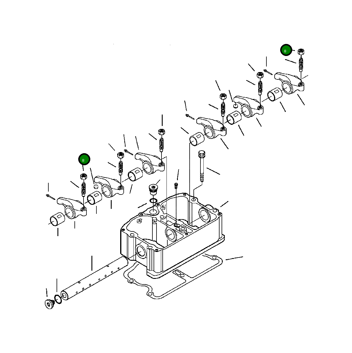 Гайка - HEXAGON 1238 077 H1 Komatsu