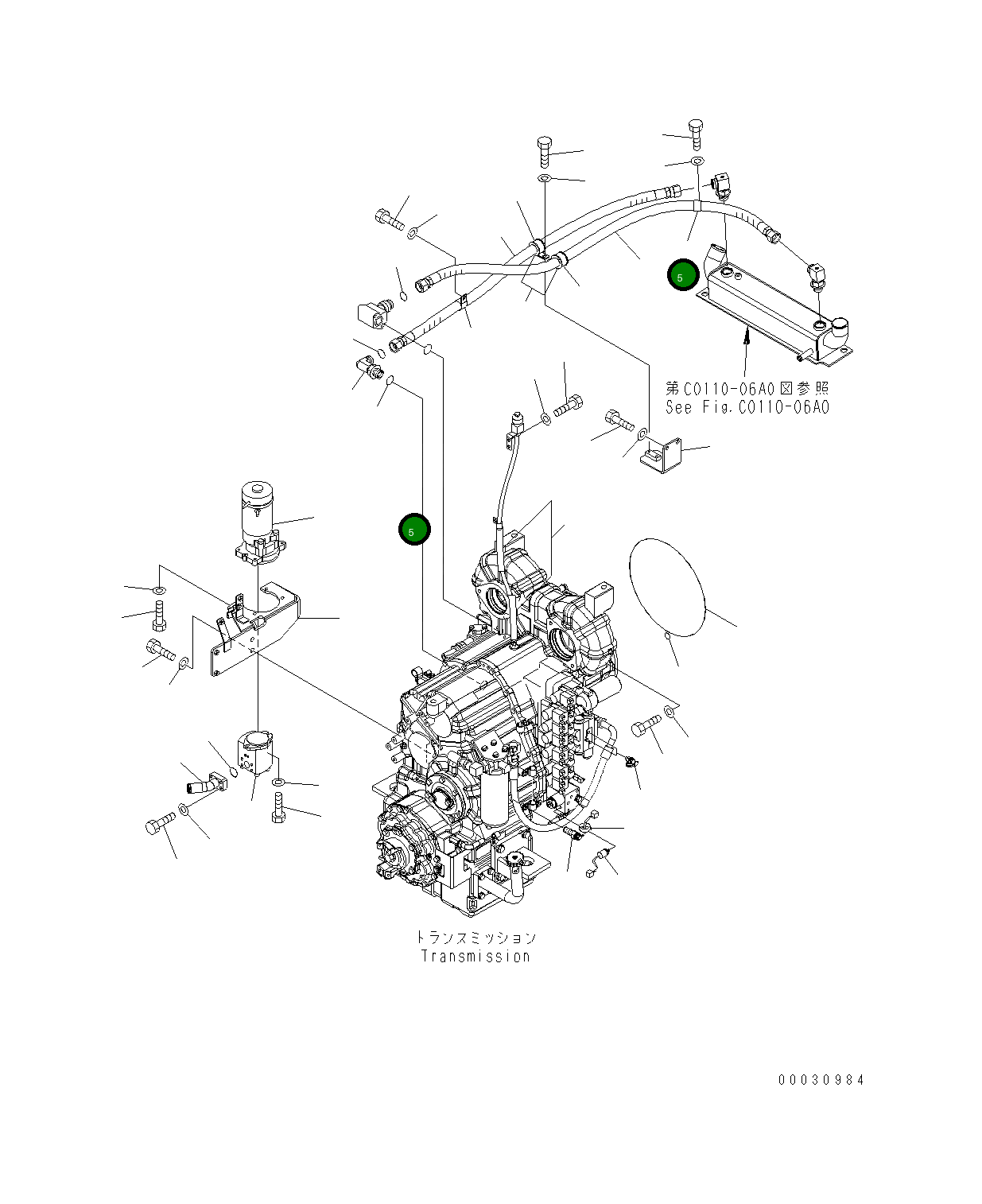 Шланг 423-09-31250 Komatsu