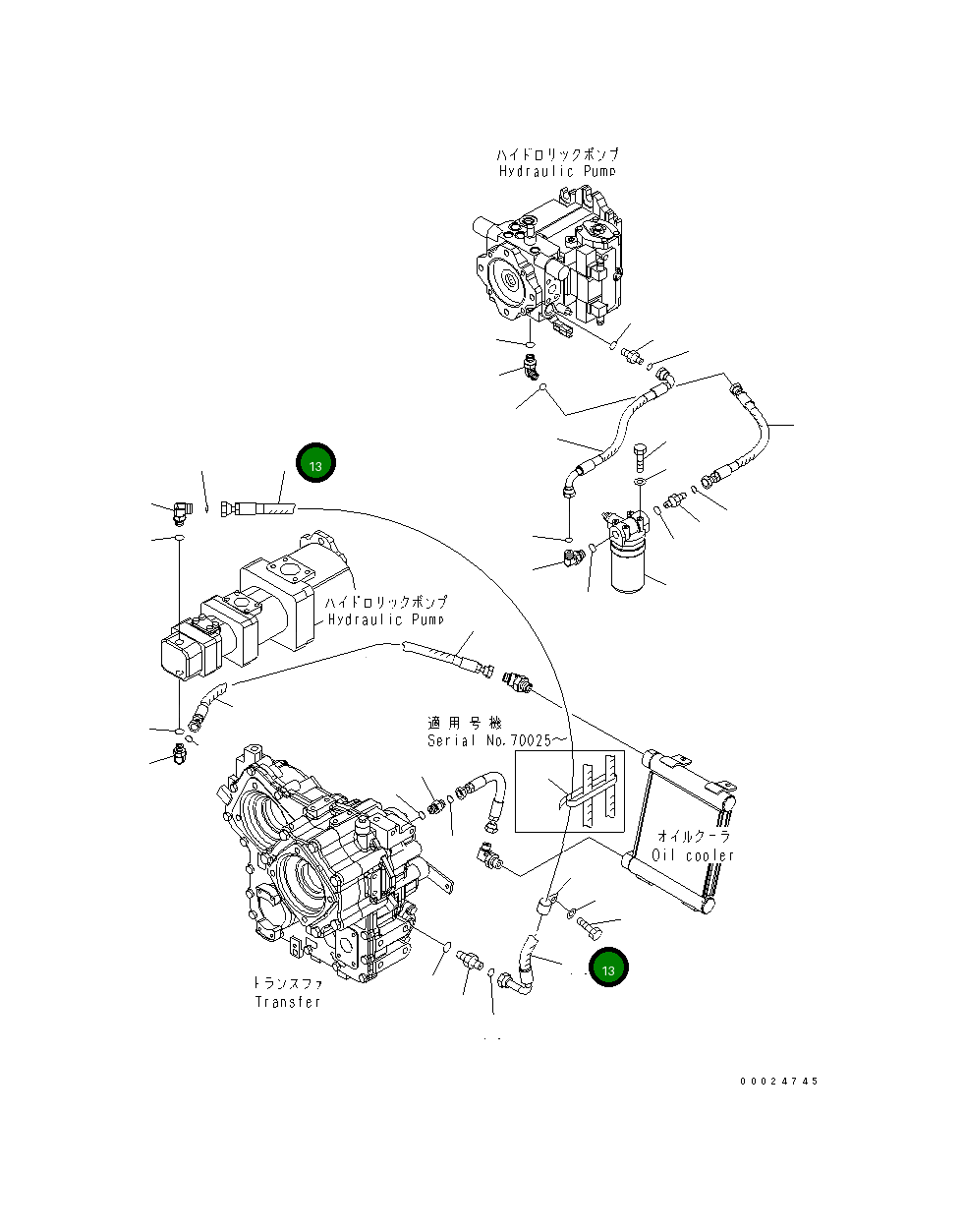 Шланг 418-18-31412 Komatsu