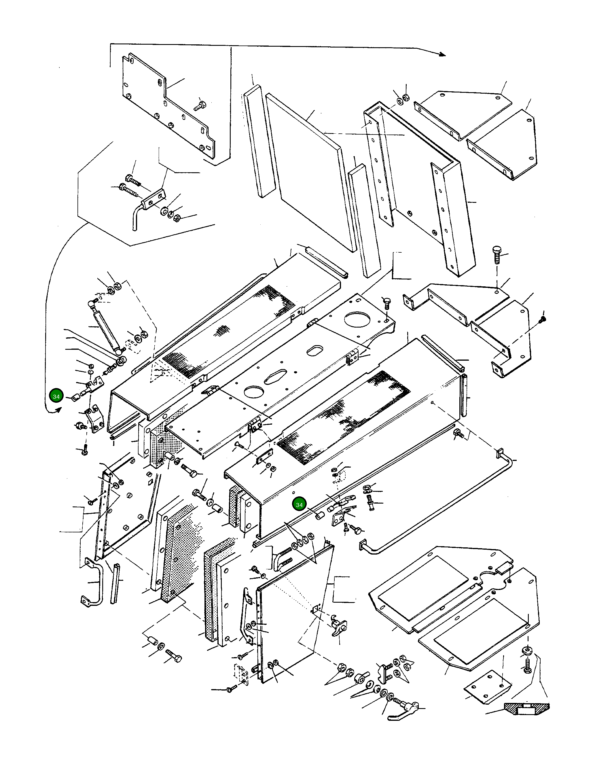 Шланг 4201400M1 Komatsu