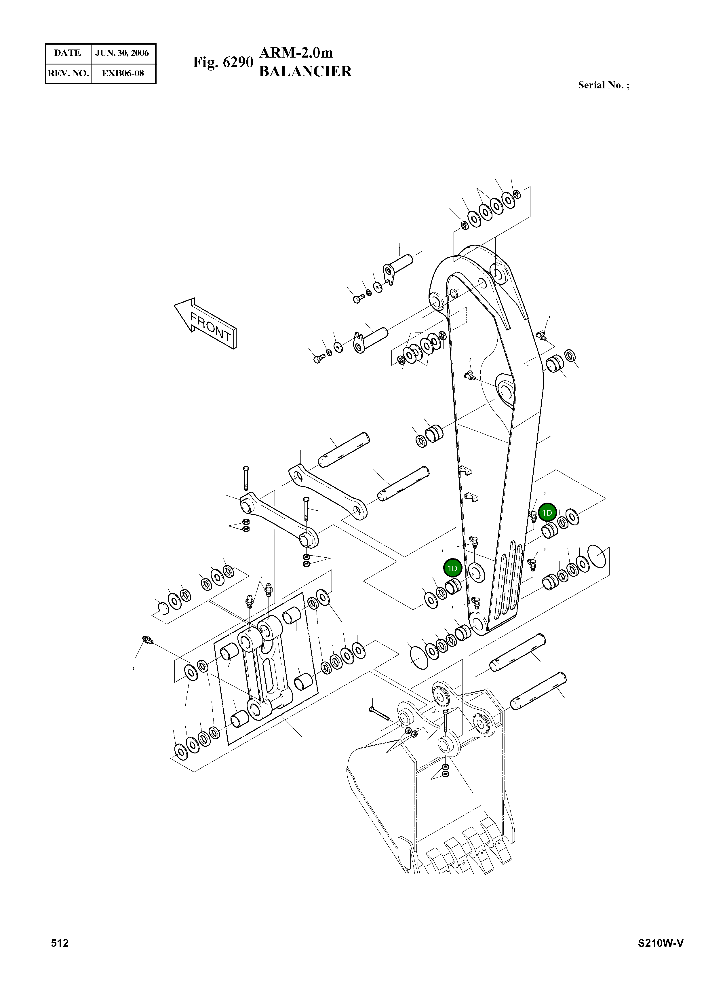 Втулка 2110-1318A Komatsu