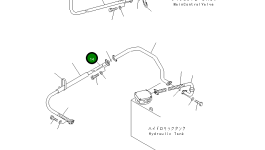 Шланг 21J-62-18420 Komatsu
