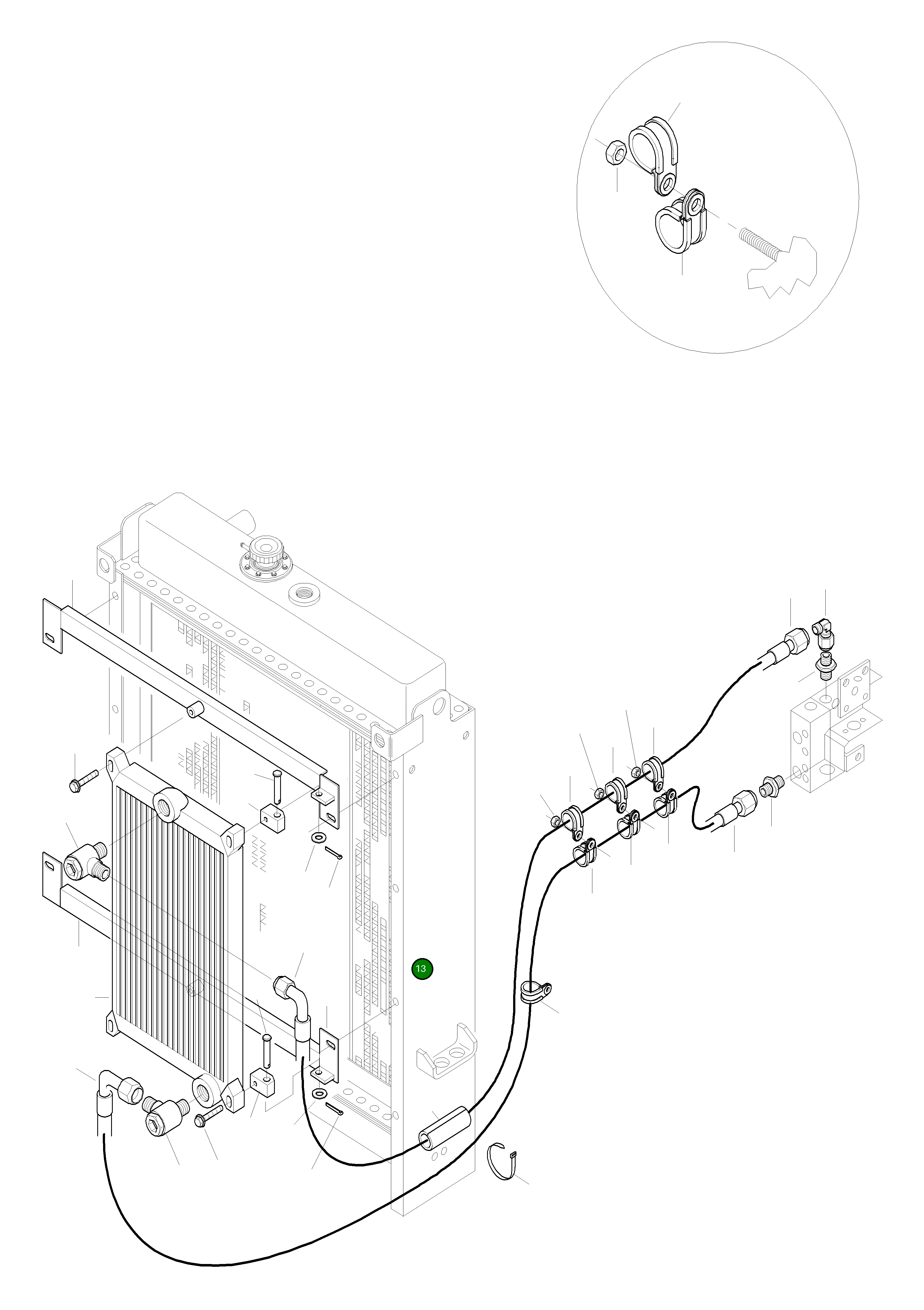 Шланг 42Y-00-H2910 Komatsu