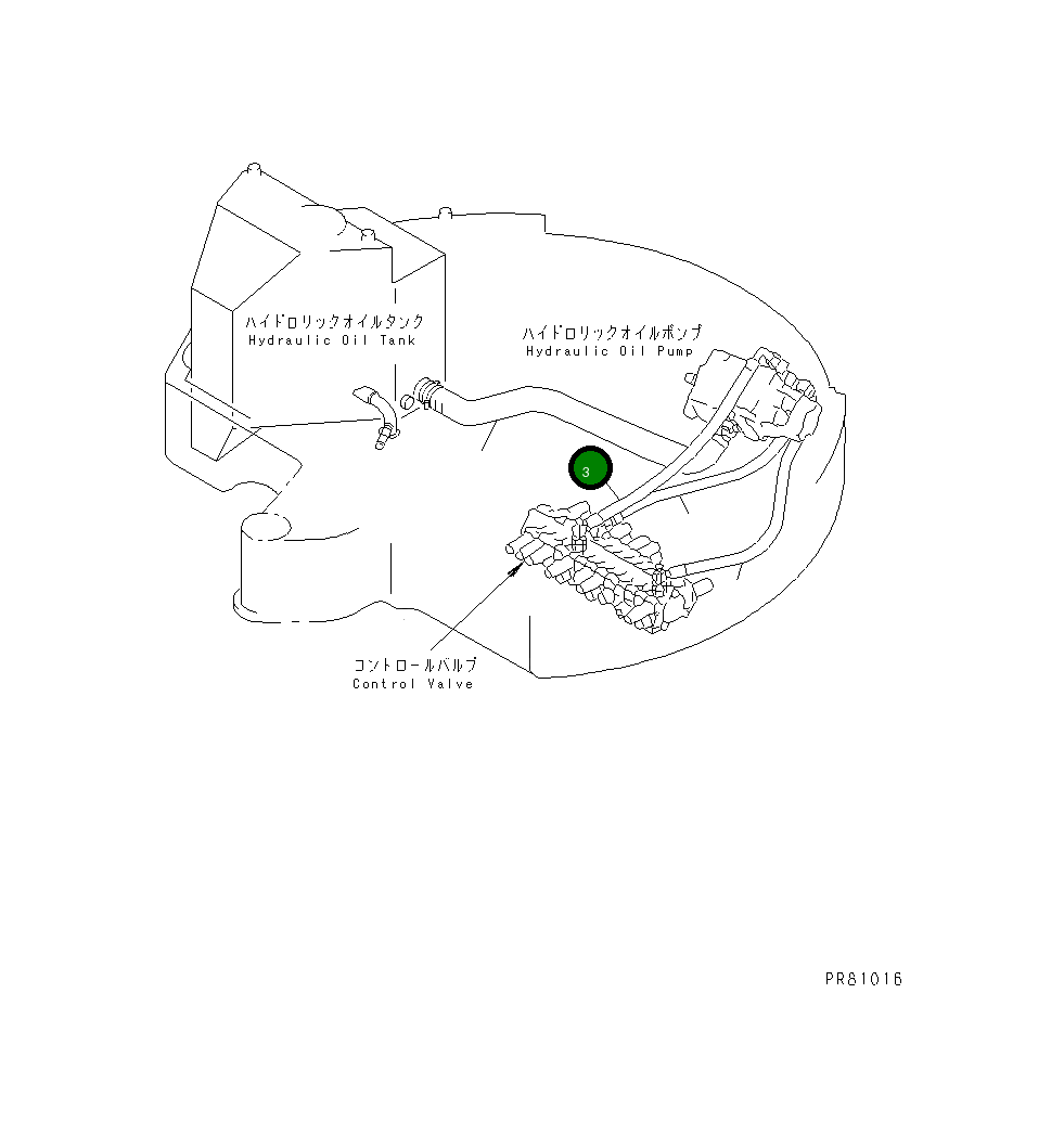 Шланг YM172422-78110 Komatsu