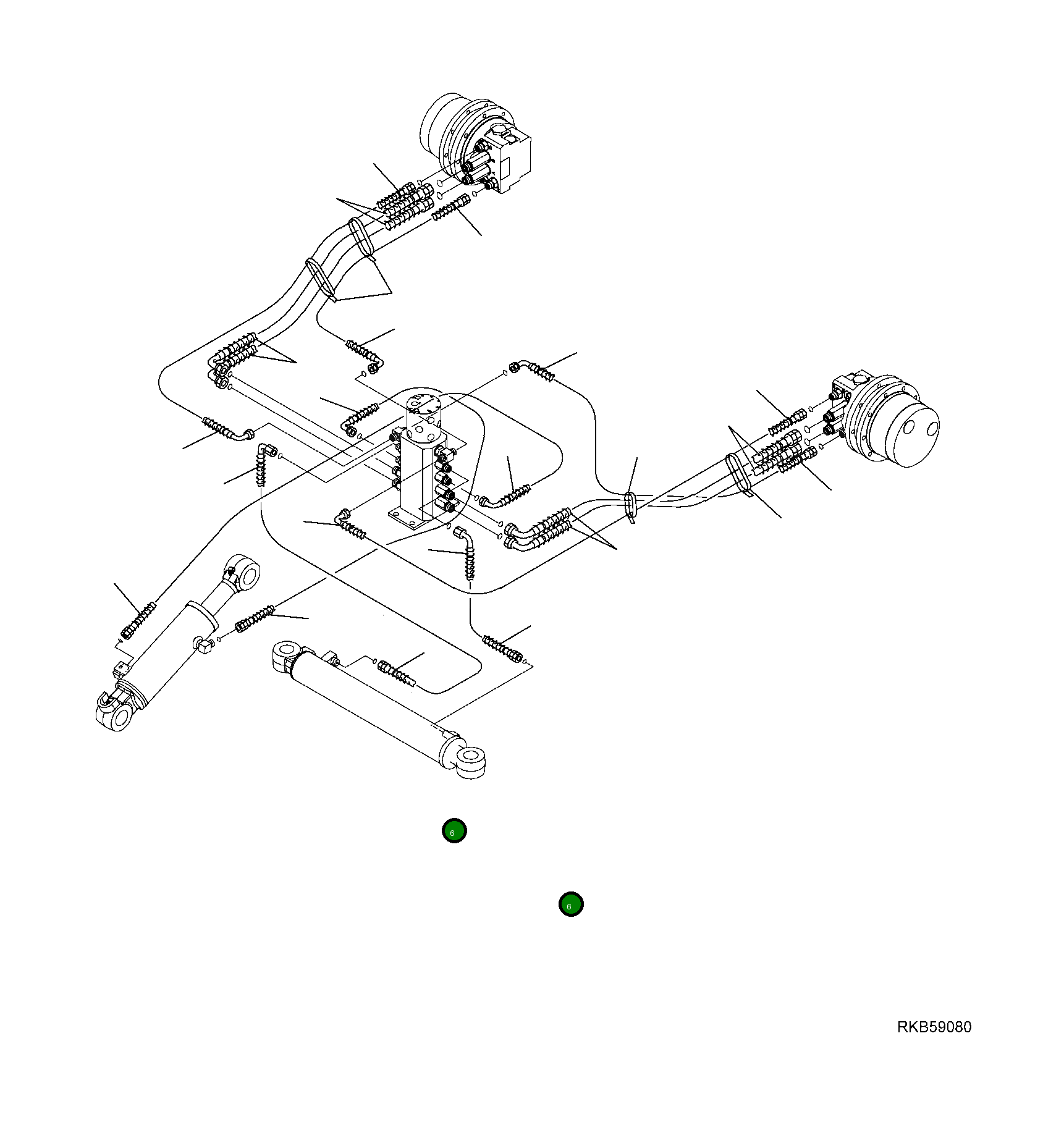 Шланг 22J-62-R5270 Komatsu