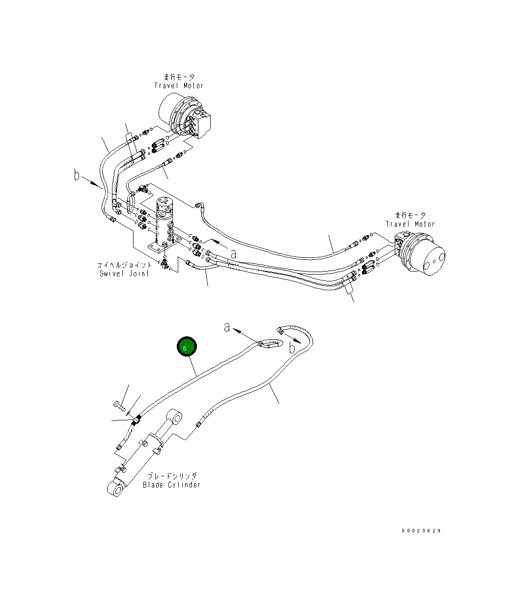 Шланг 22K-62-21221 Komatsu