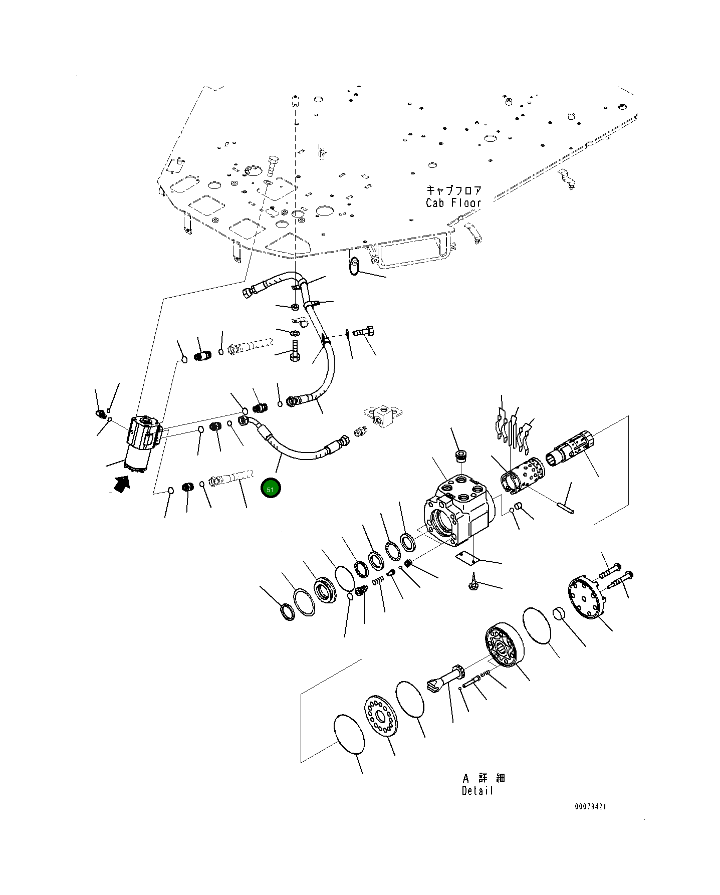 Шланг 418-62-41930 Komatsu