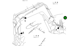 Шланг YM172187-79220 Komatsu