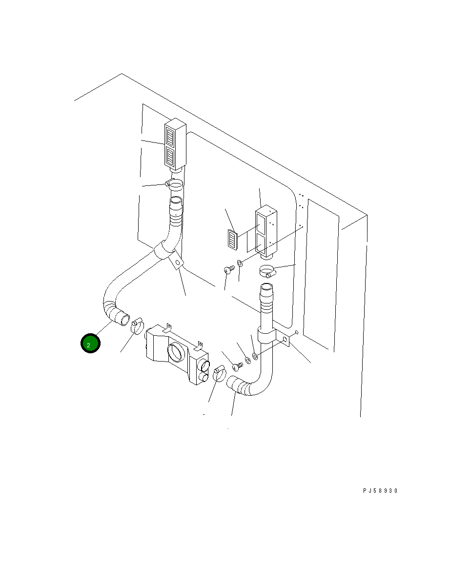 Шланг 23A-809-3460 Komatsu