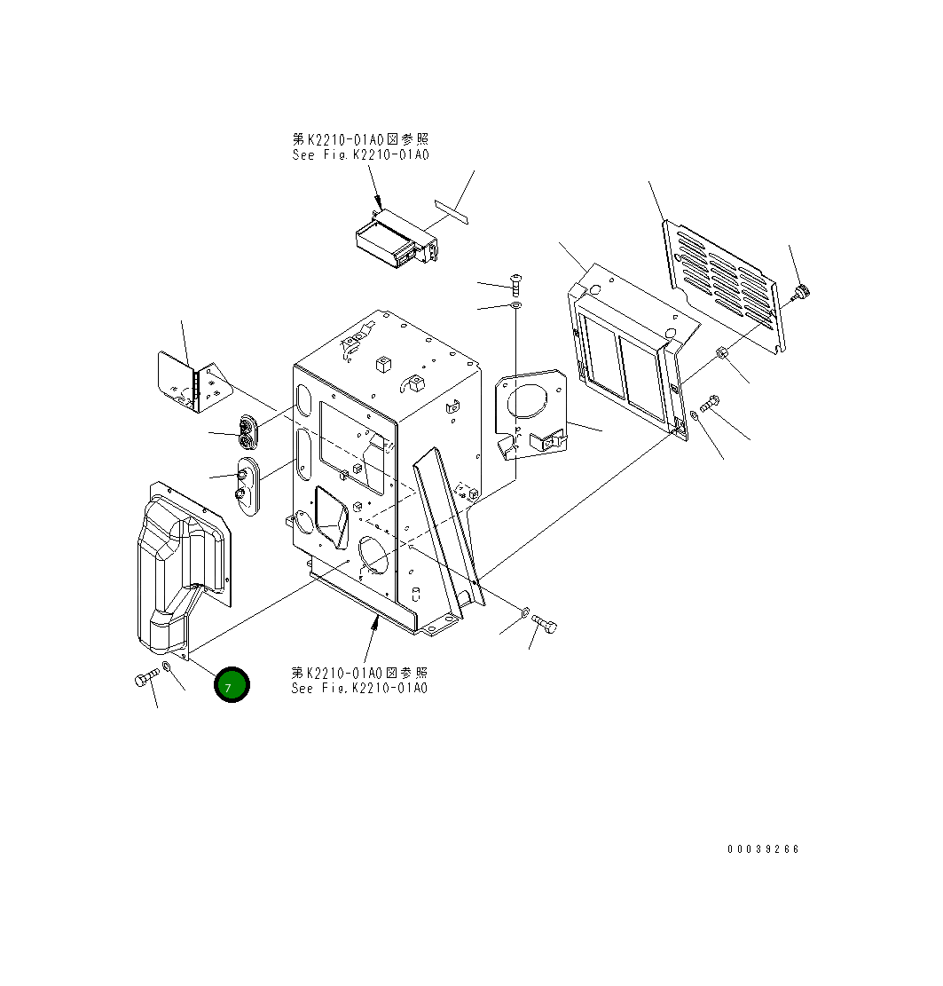 Воздуховод 17A-Z11-7590 Komatsu