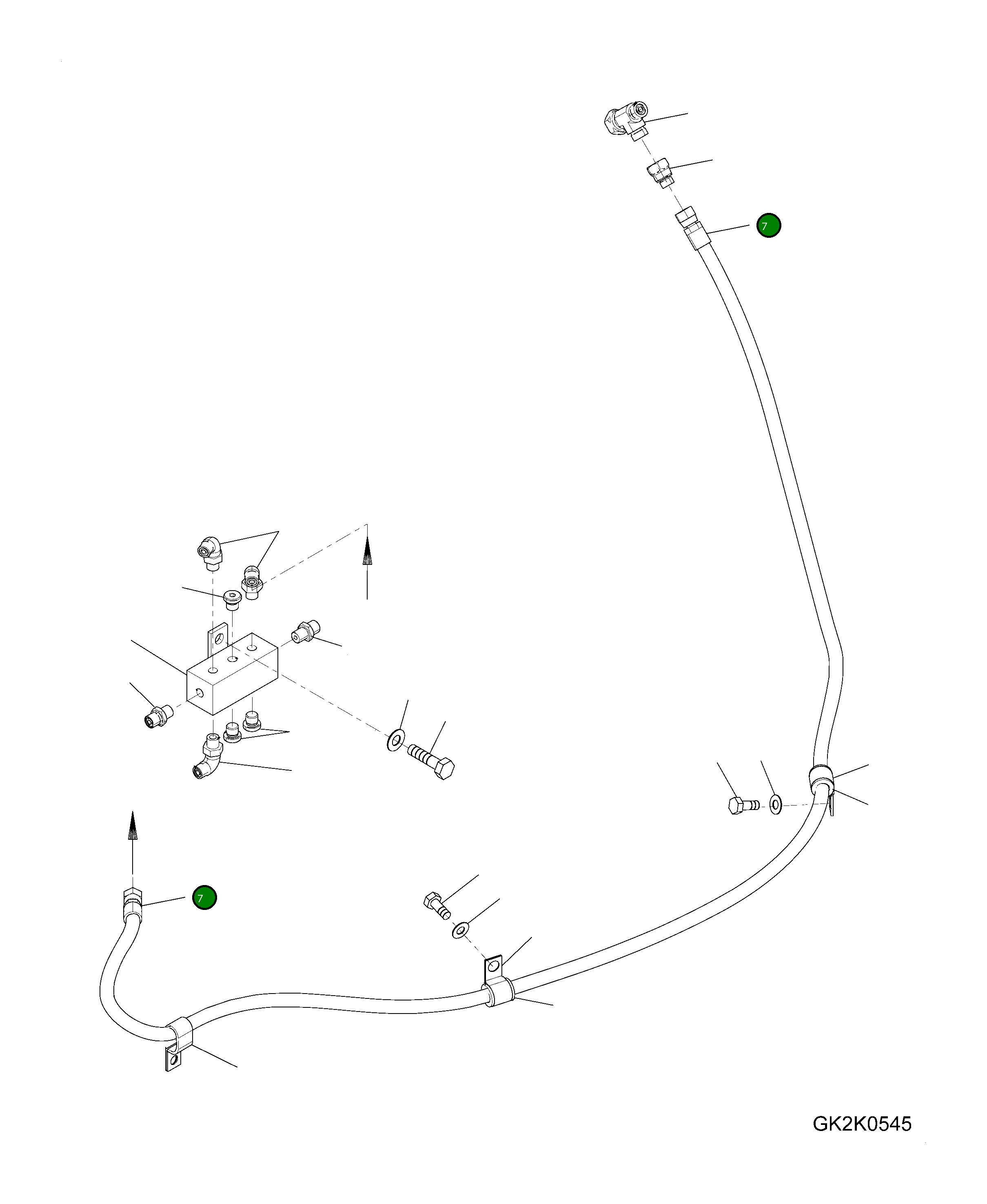Шланг 419-T90-4901 Komatsu