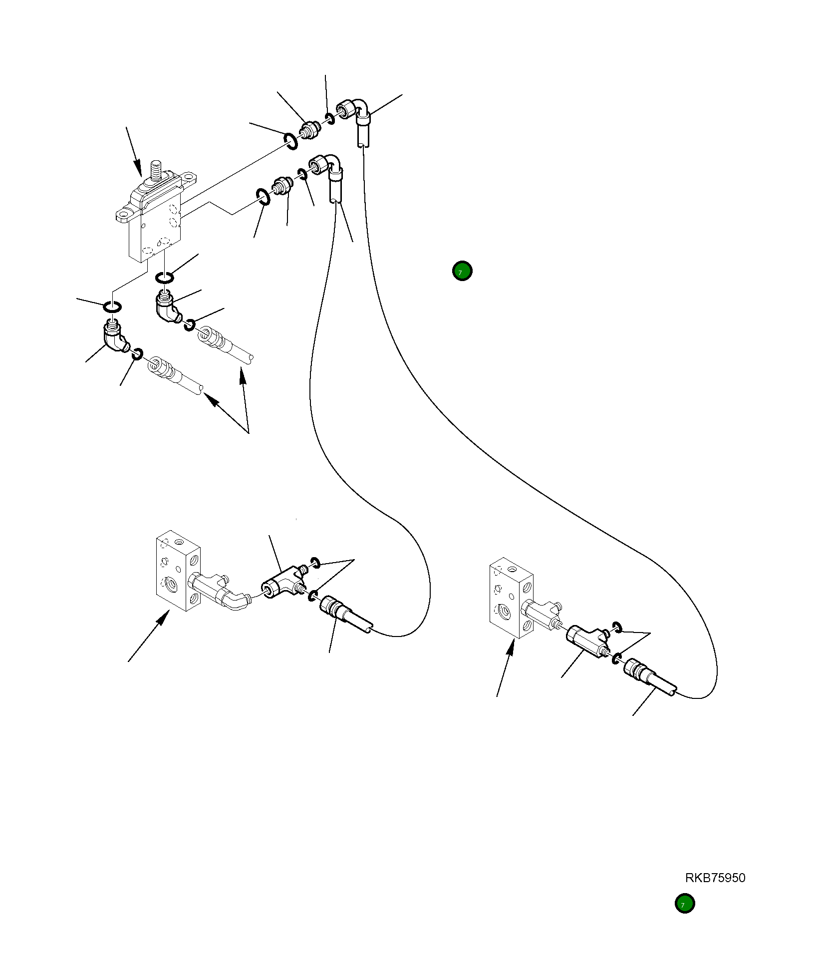 Шланг 21W-09-R4650 Komatsu