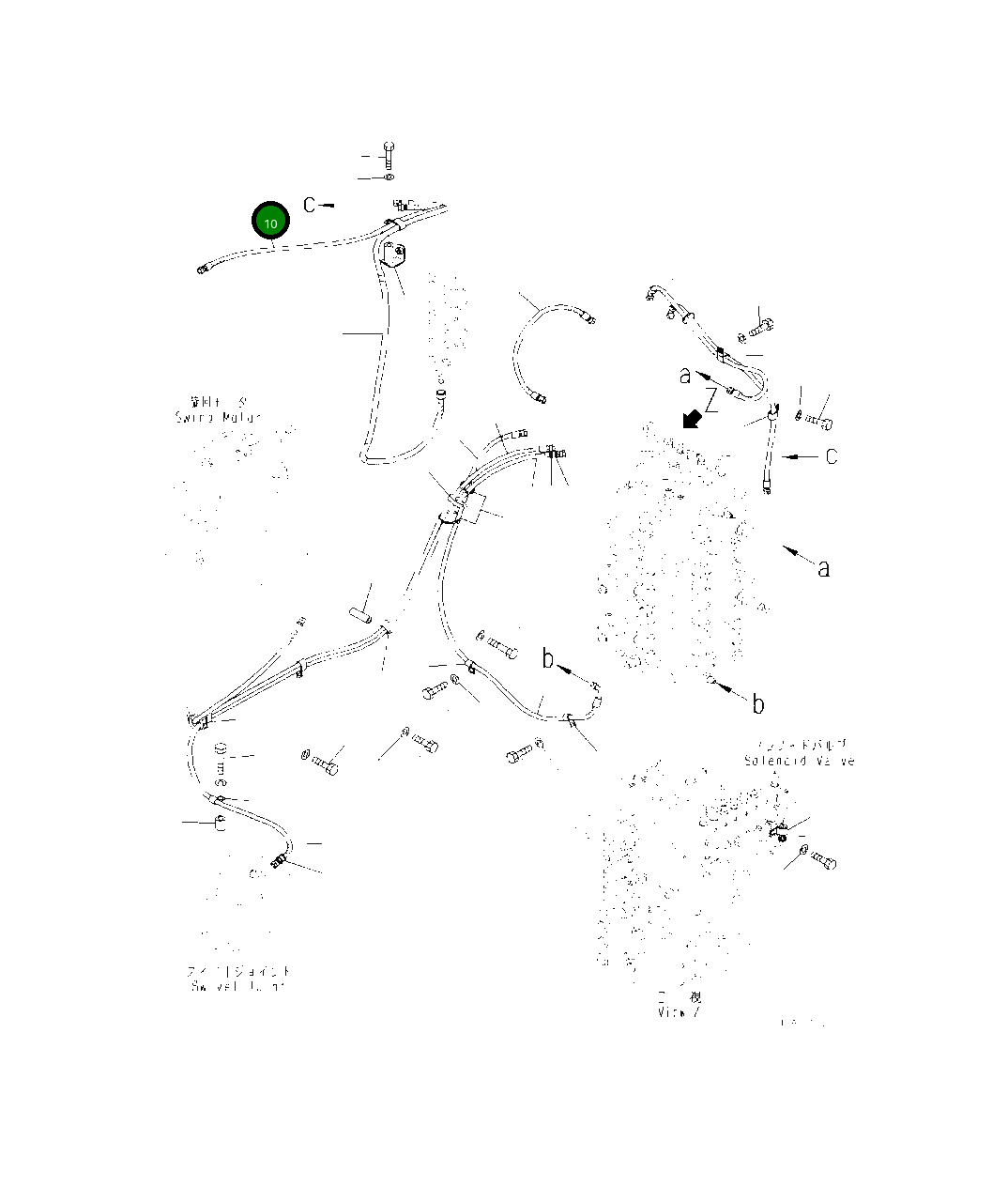 Шланг 2A3-62-16850 Komatsu