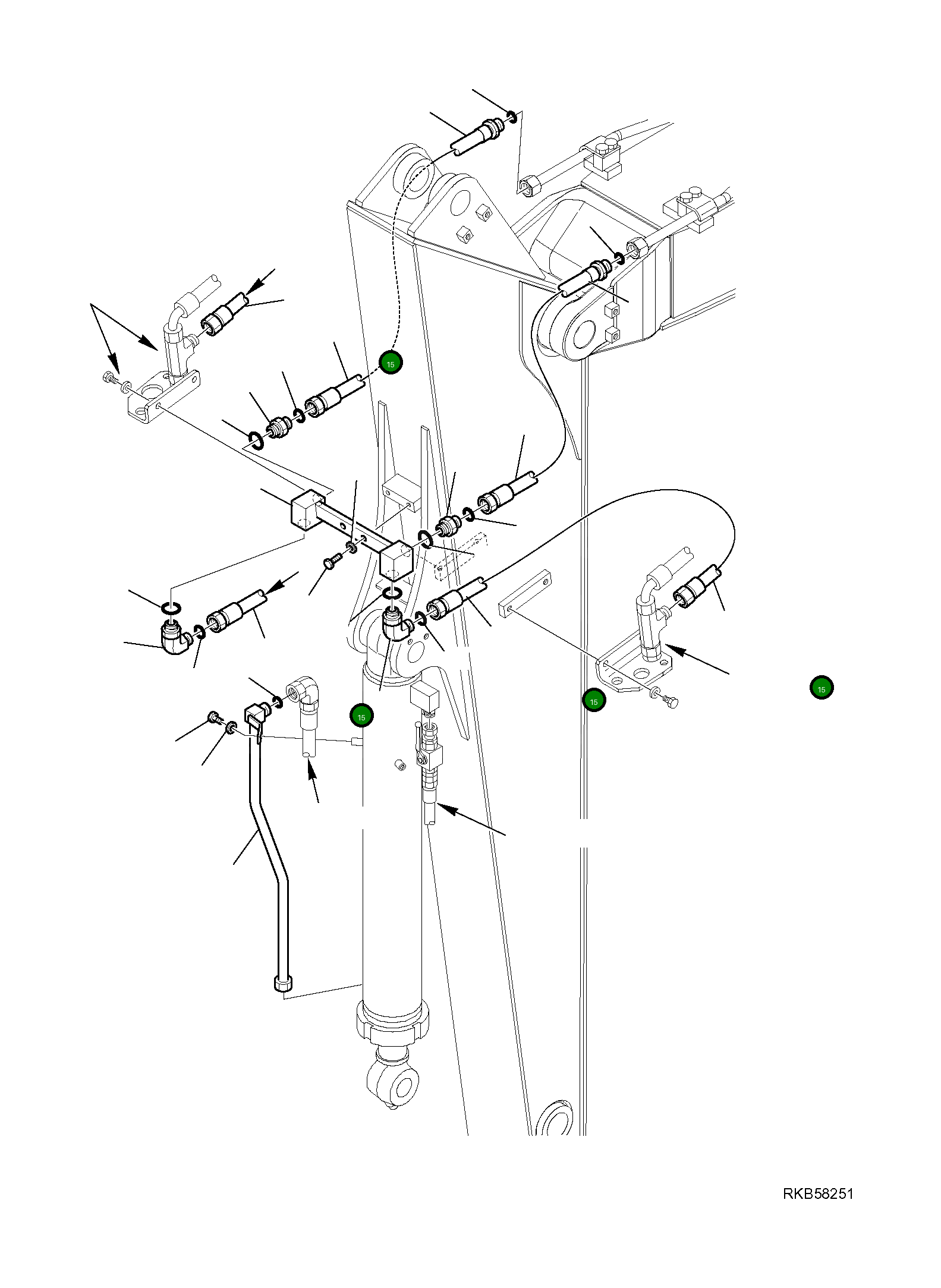 Шланг 21W-09-R2470 Komatsu