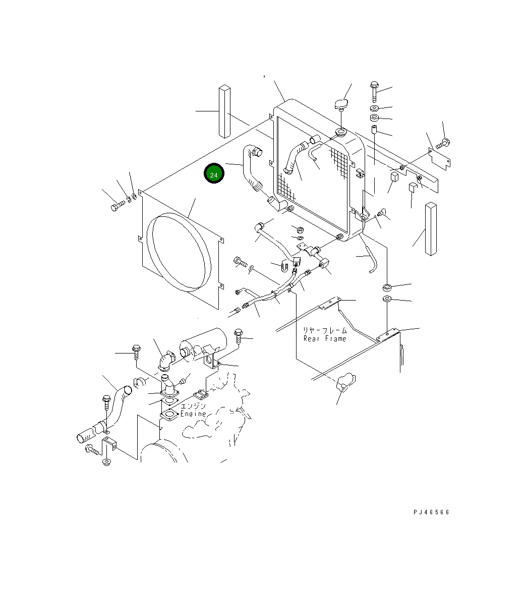 Шланг 415-Z92-1240 Komatsu