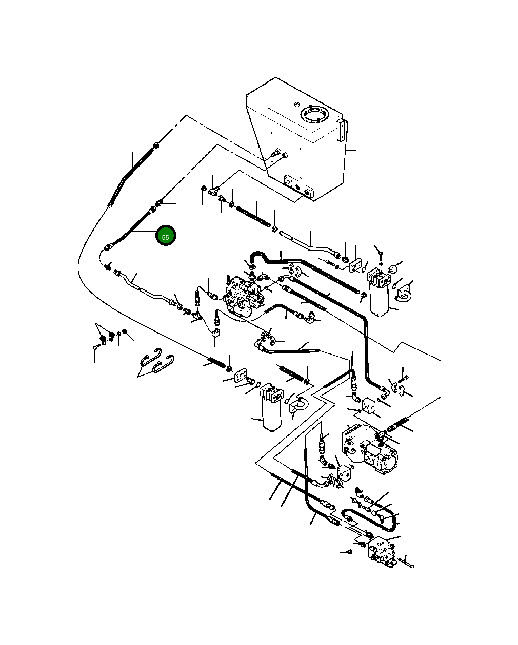 Шланг 138 068 Komatsu