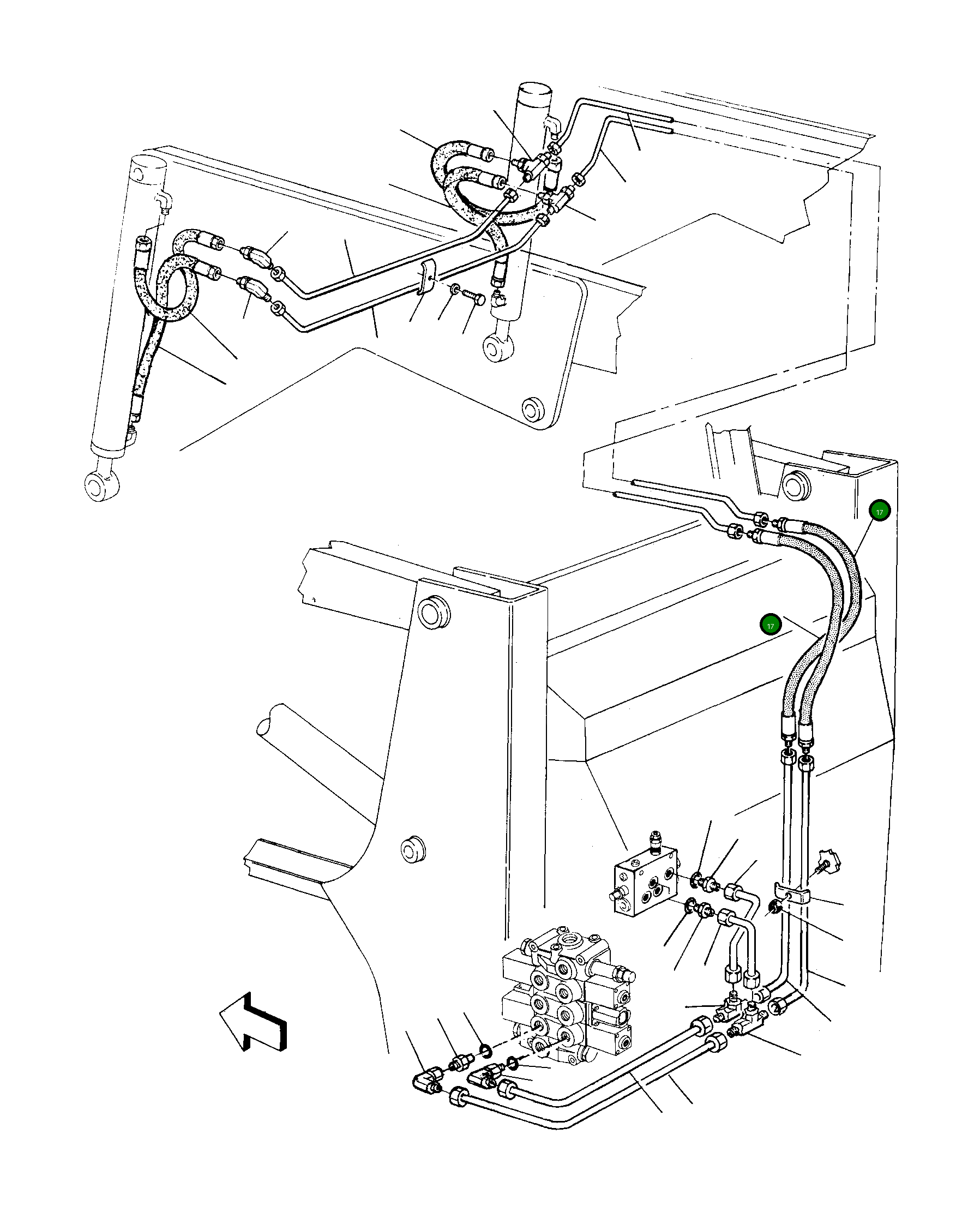 Шланг 392057020 Komatsu