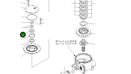 Втулка 23C-70-55180 Komatsu