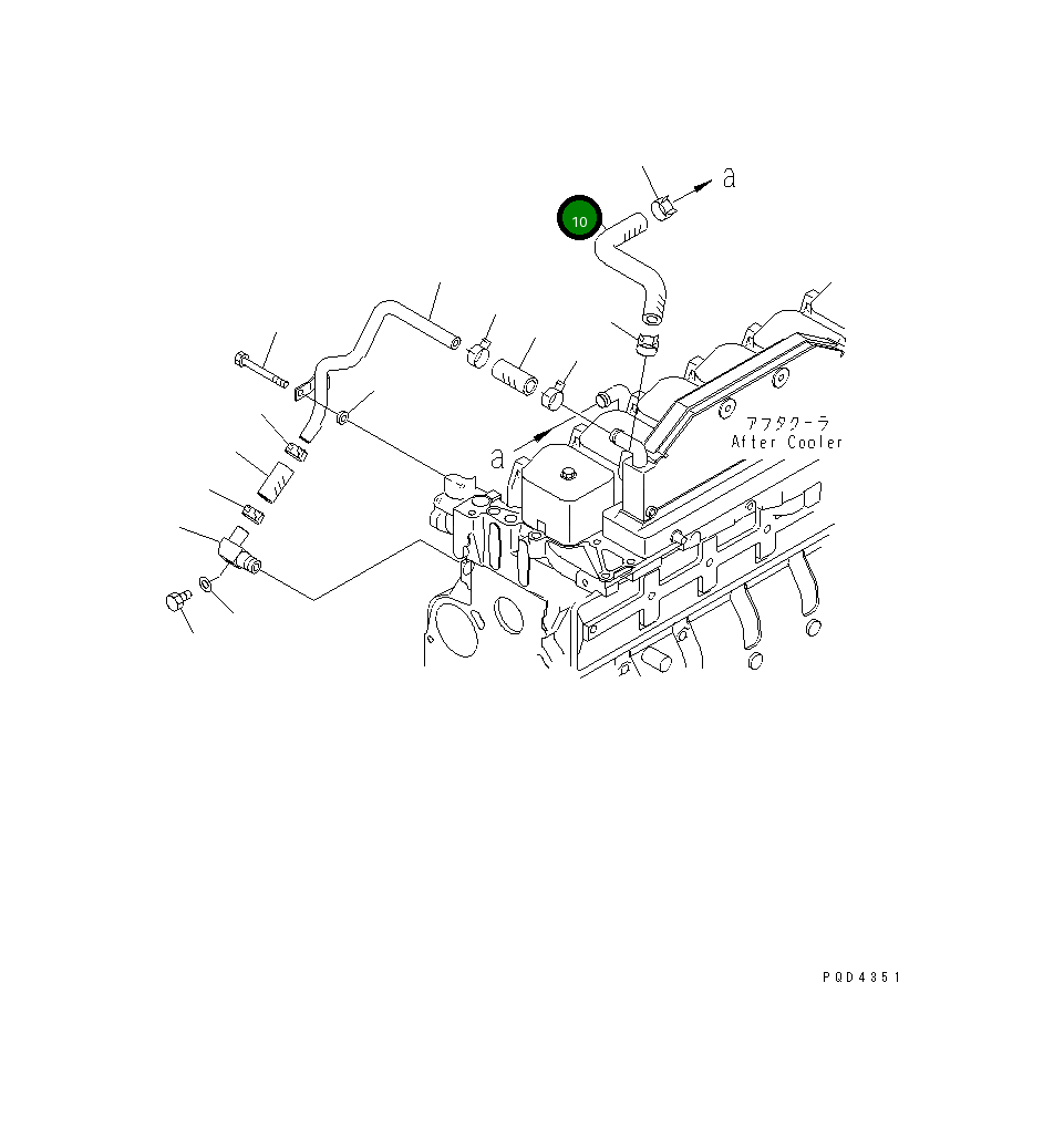 Шланг 6736-11-4441 Komatsu